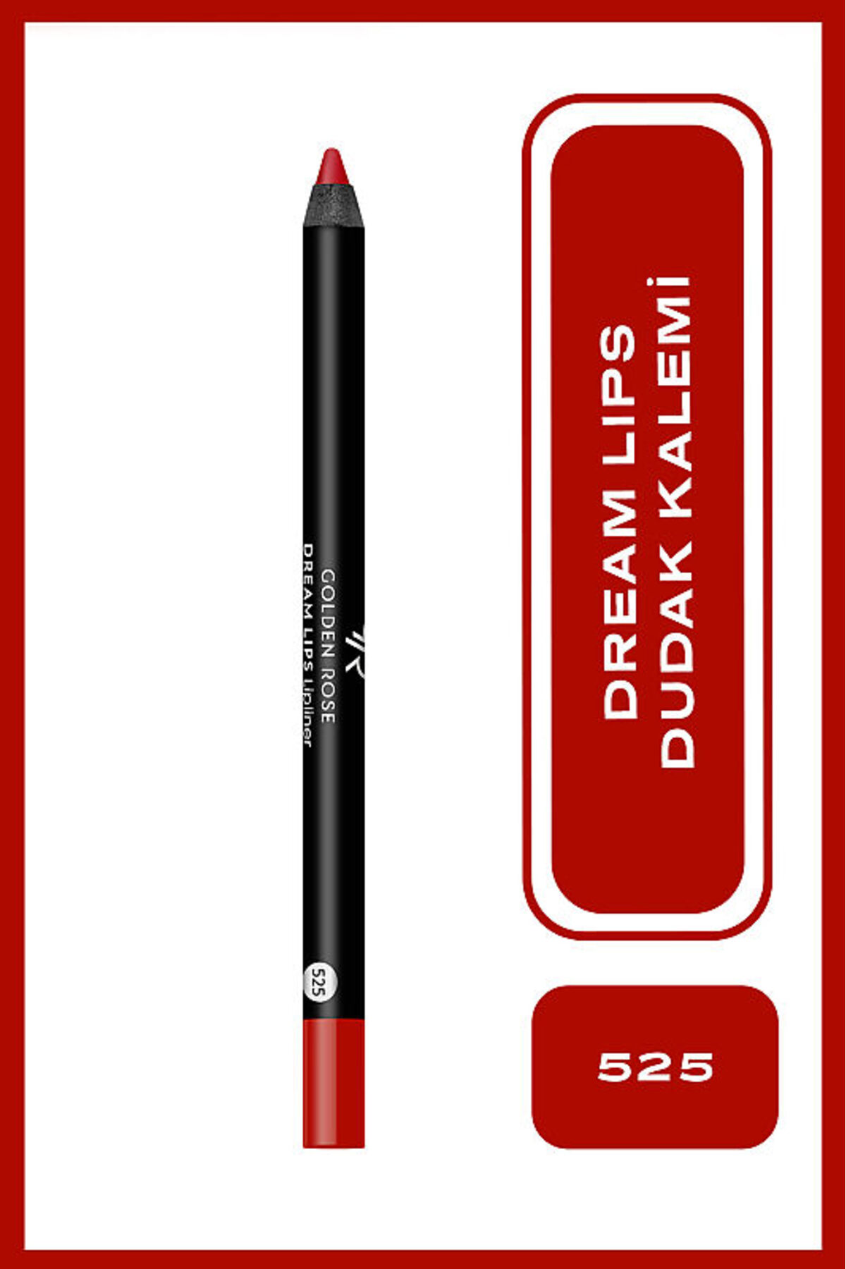 Golden Rose Dream Lips Lipliner - 525 Red Current - Dudak Kalemi