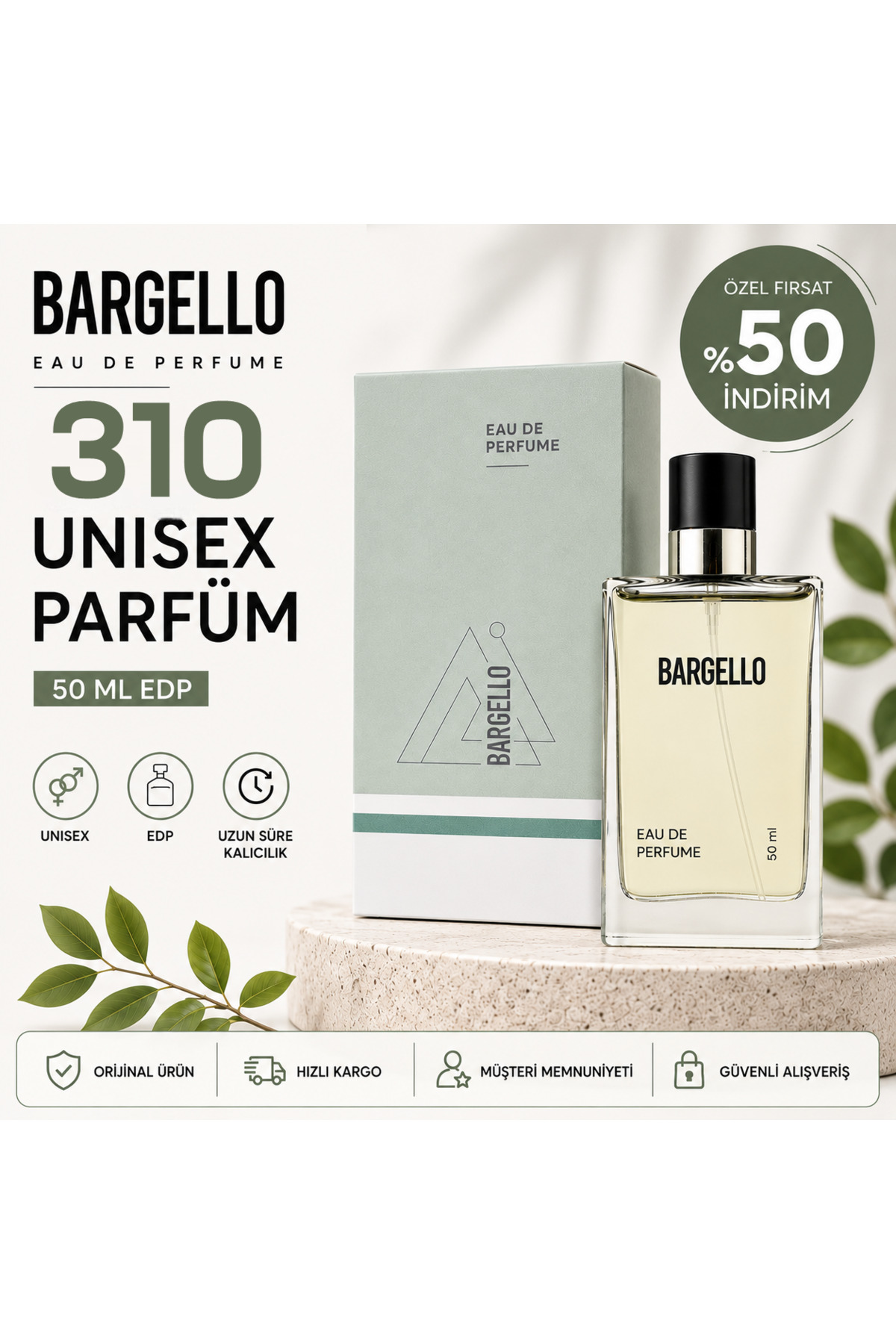 Bargello 310 Unısex 50 ml Parfüm Edp Orıental Rsmstc