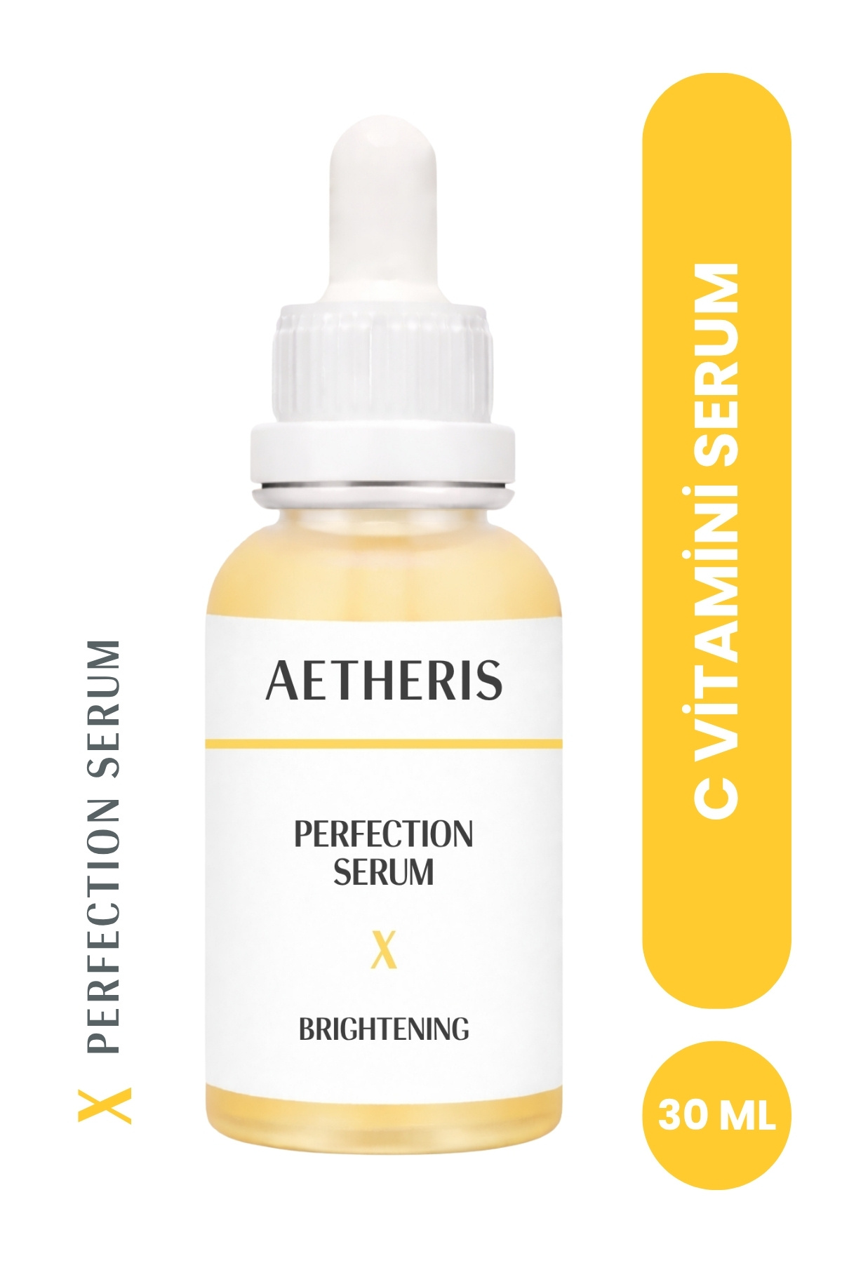Aetheris Leke Karşıtı Aydınlatıcı C Vitamini Perfection Serum Askorbik Asit, Arbutin, Hyaluronik Asit 30 ml