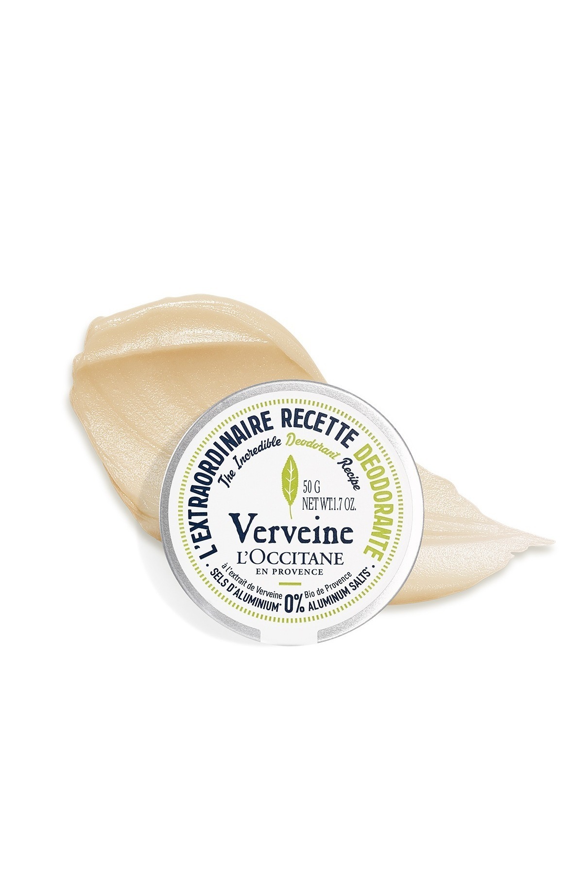 L'Occitane Verbena Deodorant Balmı, Unisex, Mine Çiçeği ve Shea Yağı İçeren, 50 g