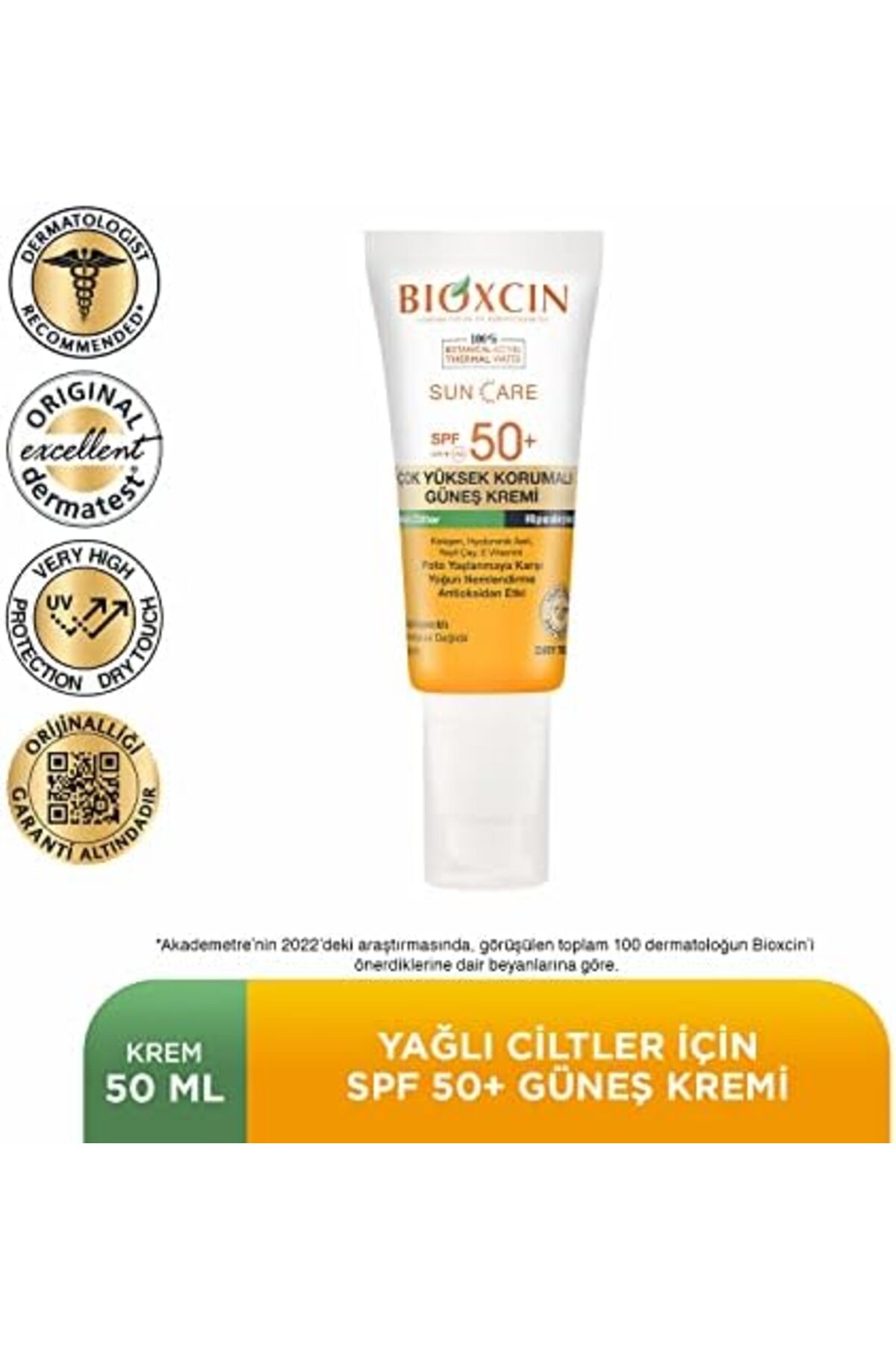 Yıldızan Sun Care Çok Yüksek Korumalı Yağlı Ciltler Için Güneş Kremi Spf 50+ 2940