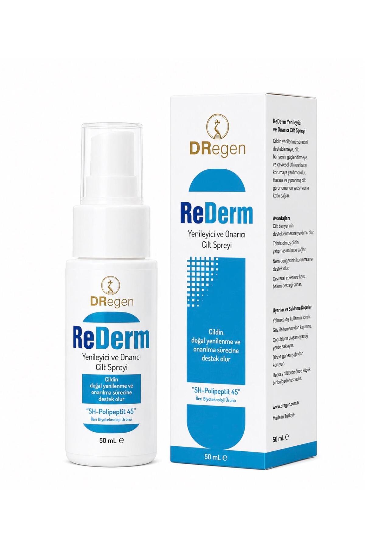DRegen ReDerm, Rederm Yenileyici ve Onarıcı Cilt Spreyi 50 mL