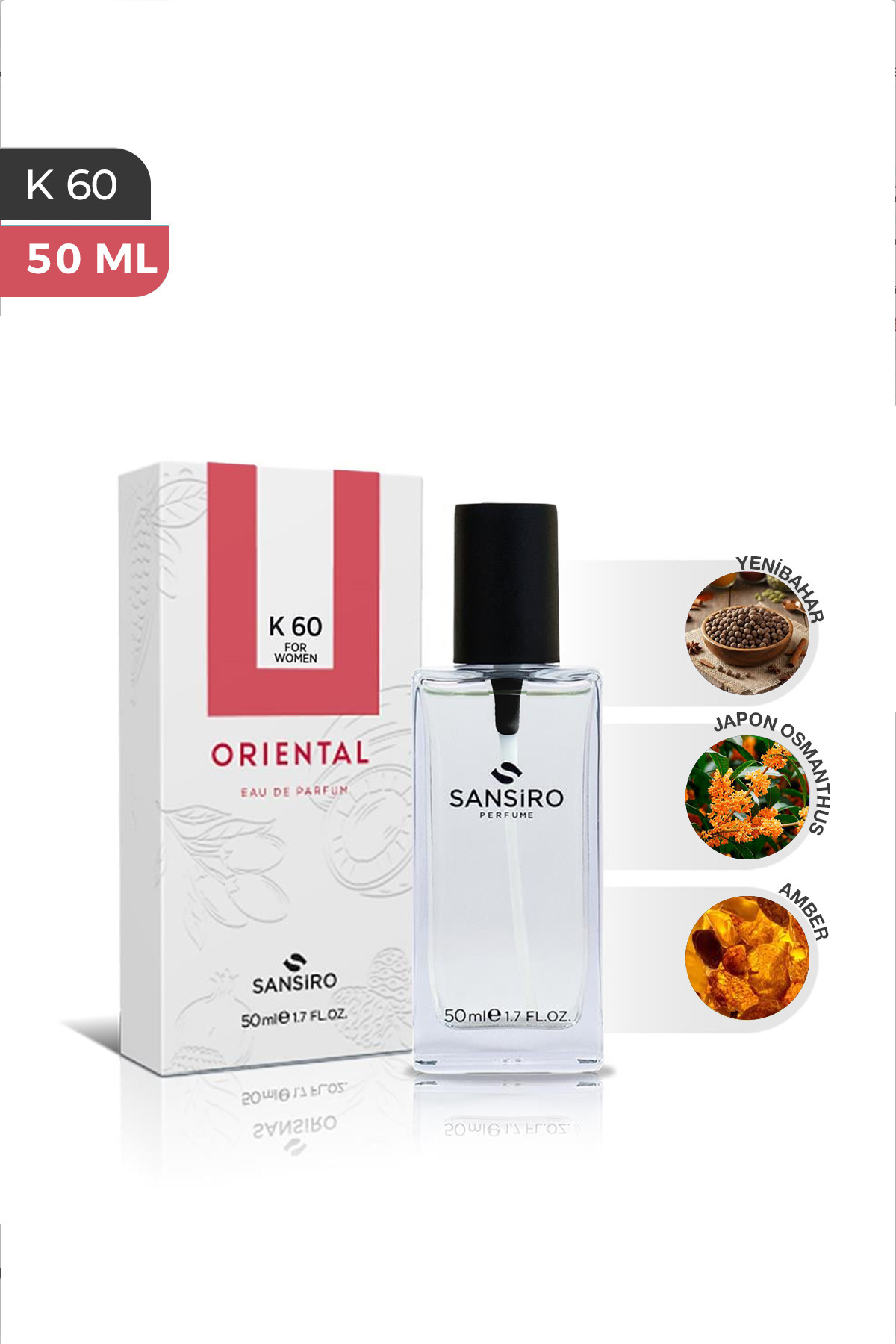 Sansiro K-60 Kadın Parfüm 50ml Edp