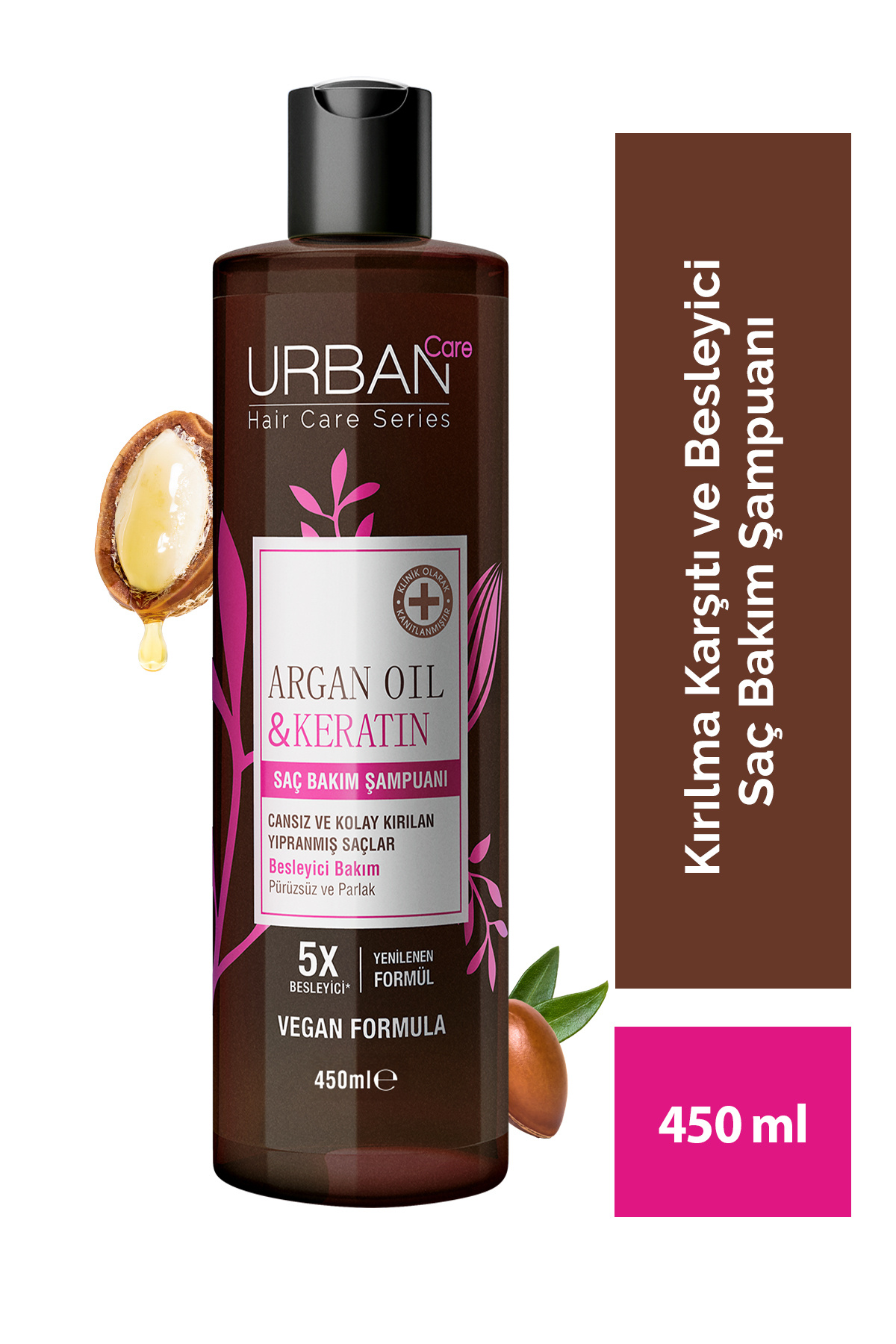 Urban Care Argan Yağlı Yıpranmış Saçlar Şampuanı 450ml + Nemlendirici Saç Kremi Hediyeli