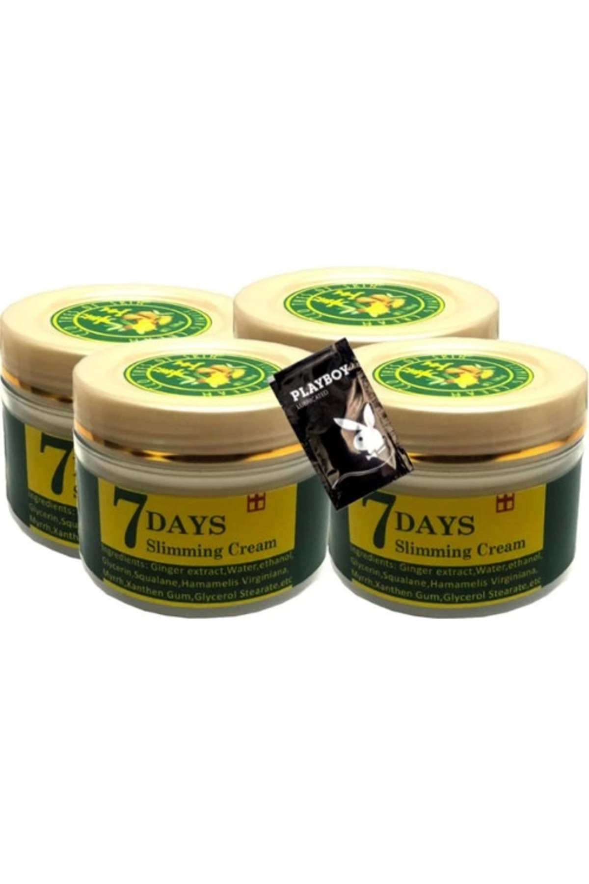 Beta Moda Hub 7Days 4x Adet Ginger Miracle Slimming Cream 100 ml Sel Kremi + 1 Adet Jel Hediye