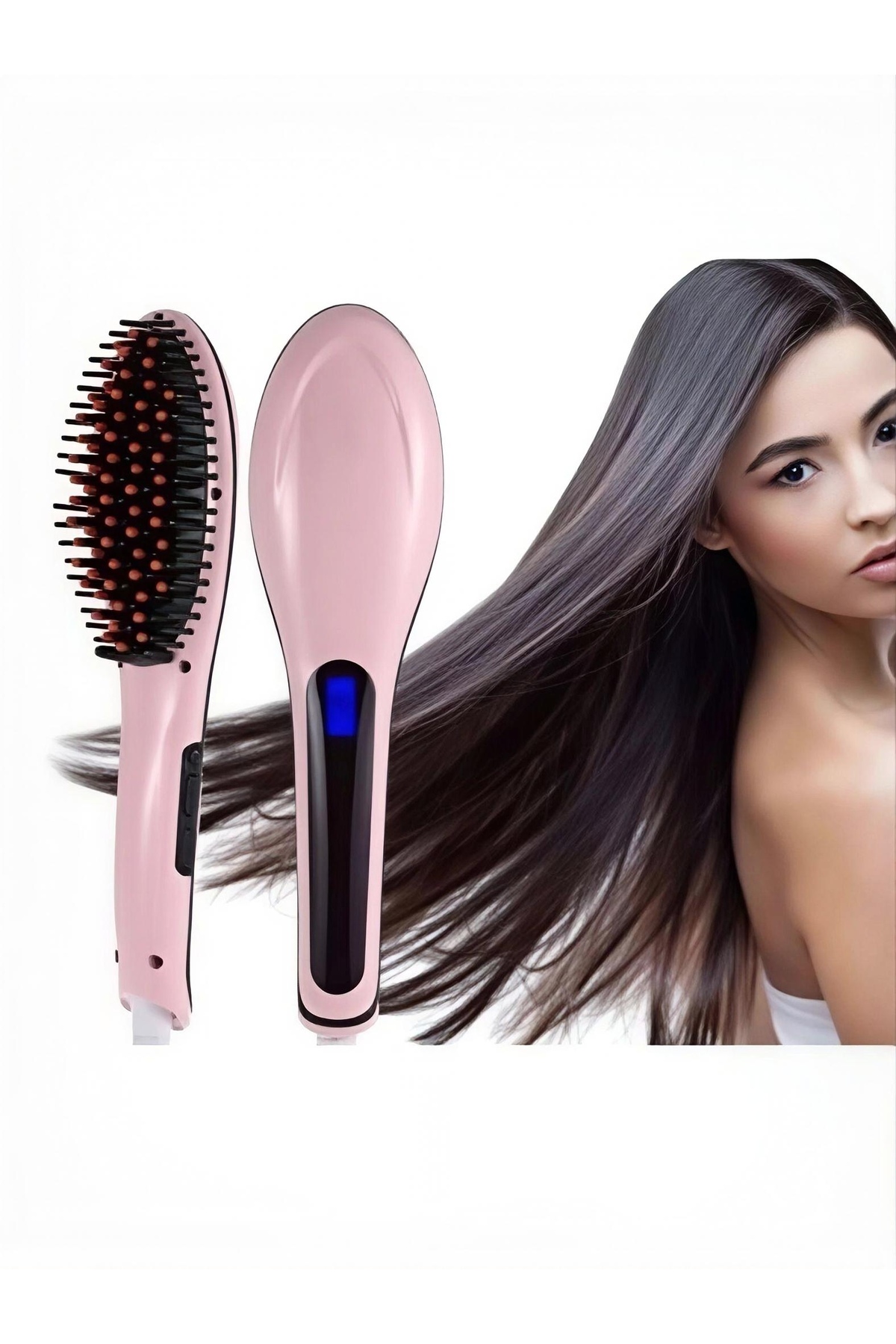 Go İthalat Fast Hair Straightener Hqt-906 Derece Göstergeli Saç Düzleştirici Tarak Ve Şekillendirici