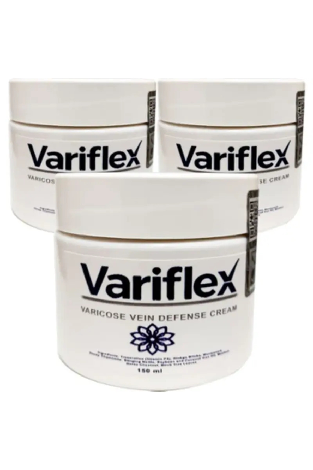 CRİSTAL Varicose Vein Defense Cream 150 ml x 3 Bacaklar için Bakım Kremi