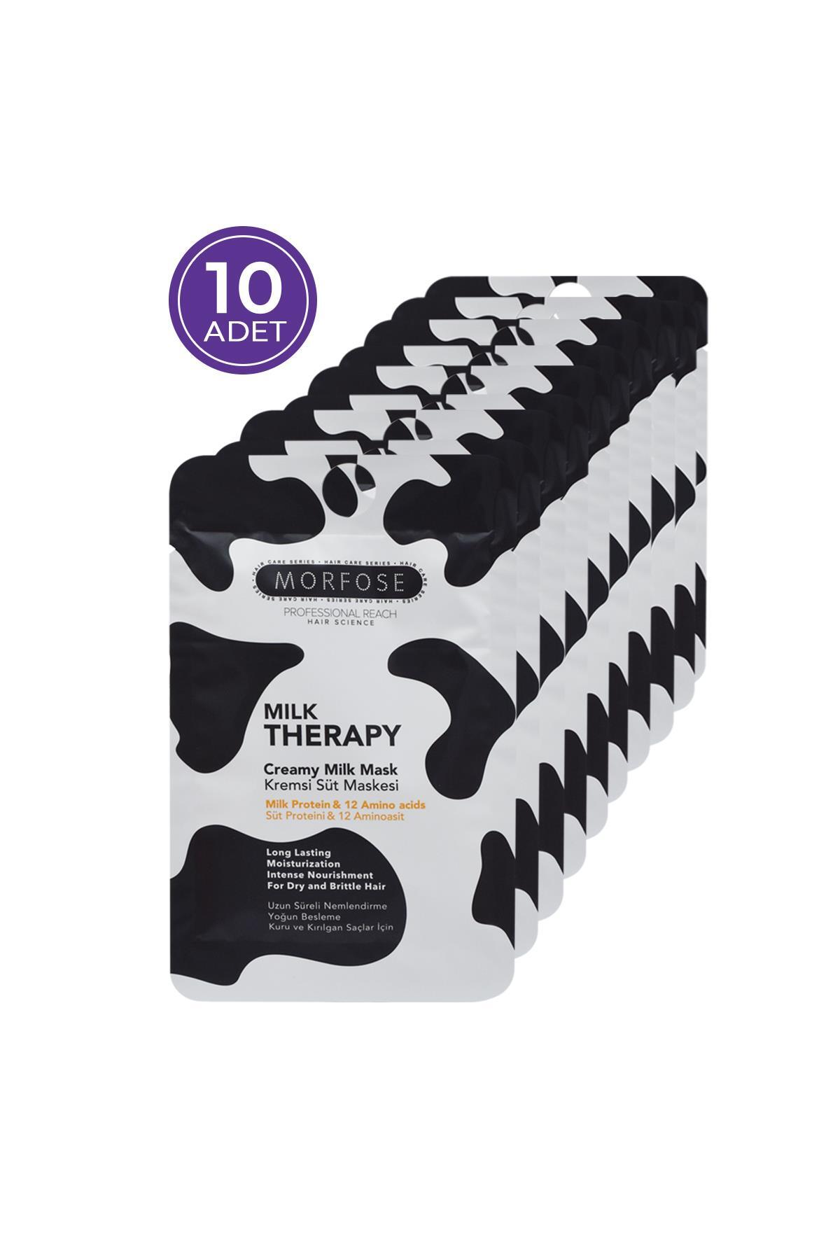 Morfose Milk Therapy Saç Maskesi 25 ml 10 Adet