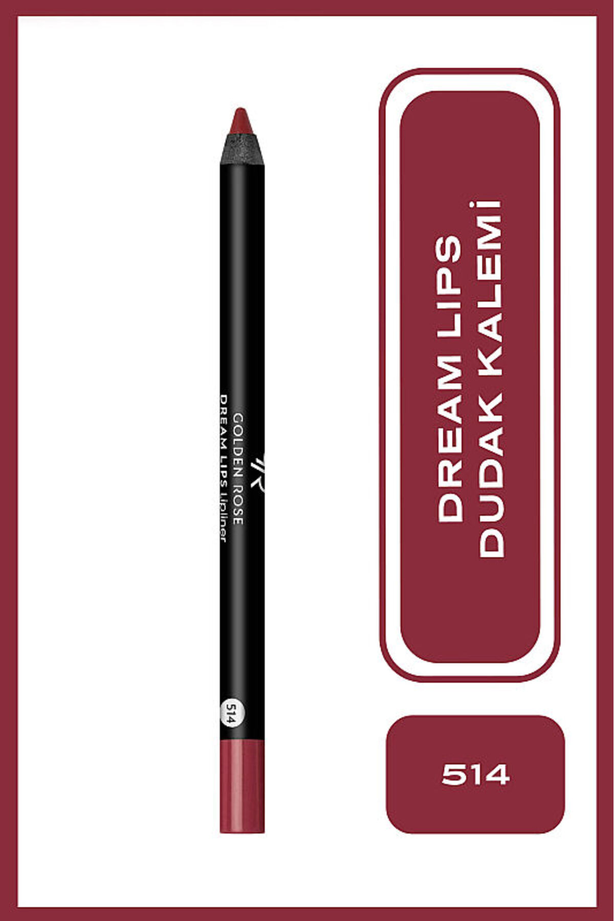 Golden Rose Dream Lips Lipliner - 514 Watermeloon - Dudak Kalemi