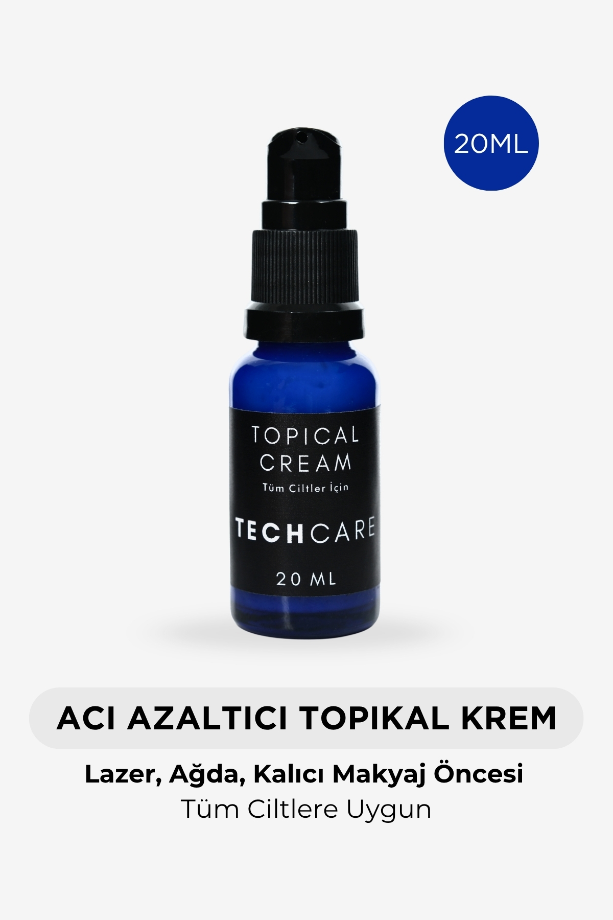 Tech Care Acı Azaltıcı Care Cream-Topical Cream Lazer Epilasyon Ağda Dolgu Prp Kalıcı Makyaj 20ML