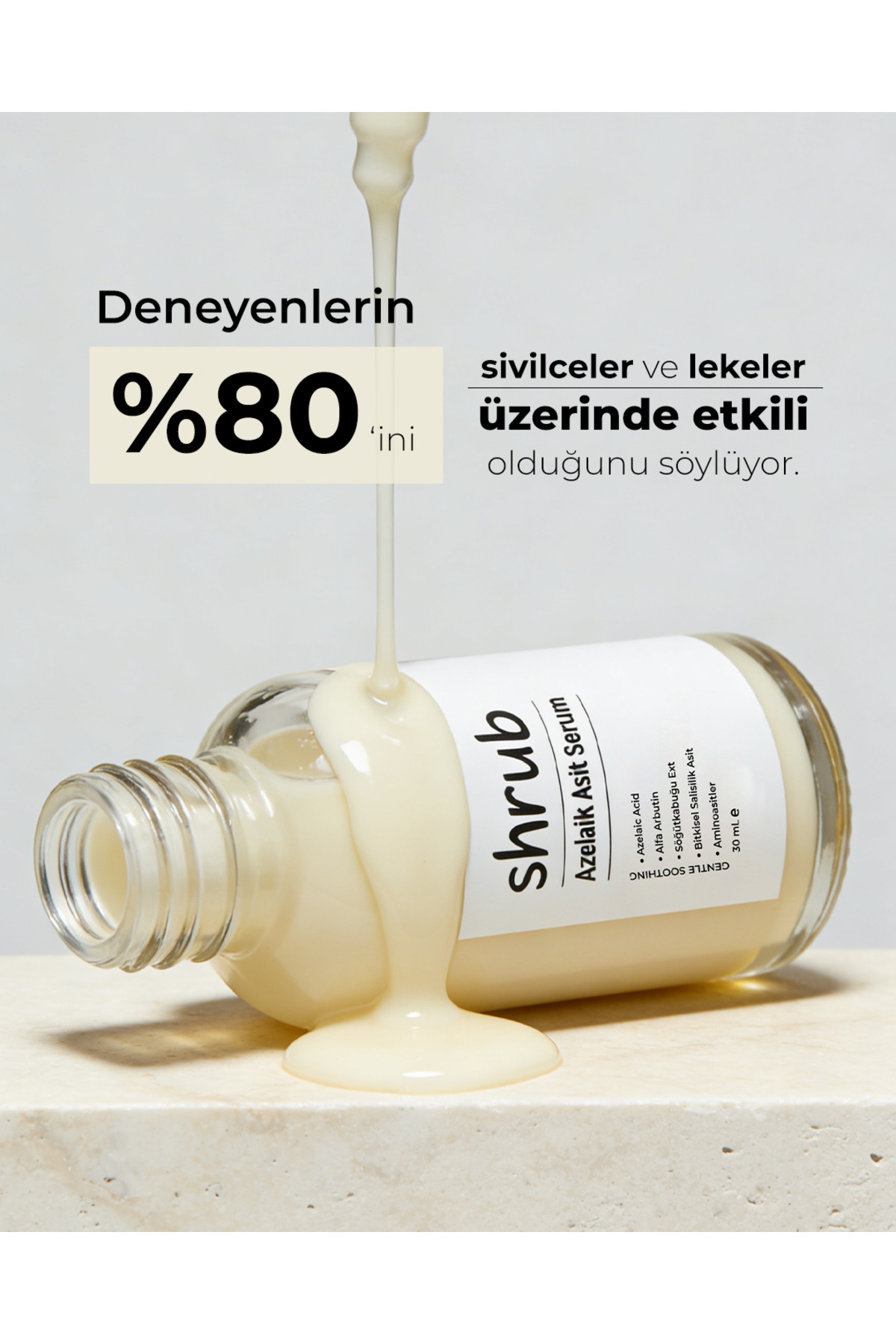 SHRUB Soothing Azelaic Acid -Acne & Rosacea Care Serum-30 ml.