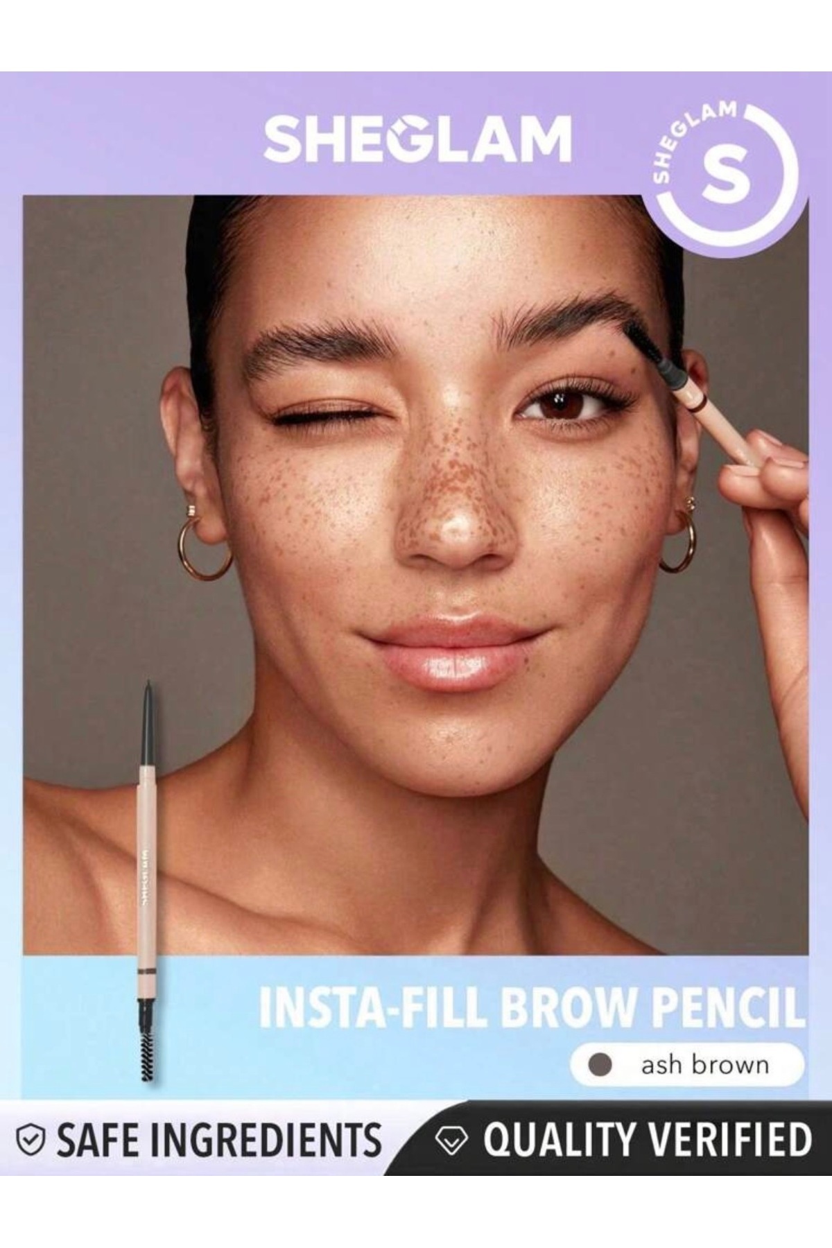 SHEGLAM Insta-Fill Kaş Kalemi – ash brown