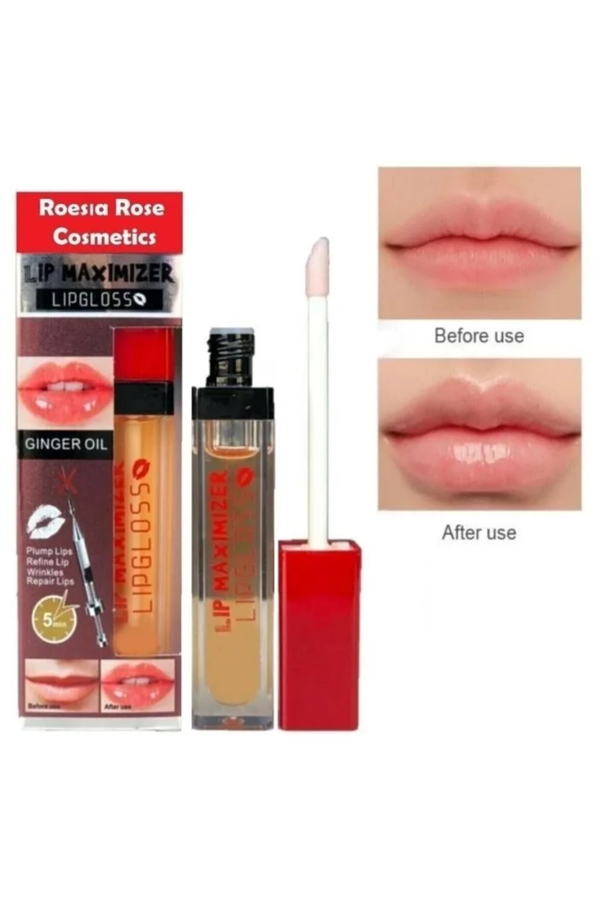 gelalbe Rose Cosmetics Dudak Dolgunlaştırıcı Doğal Görünüm Dudak Parlatıcısı