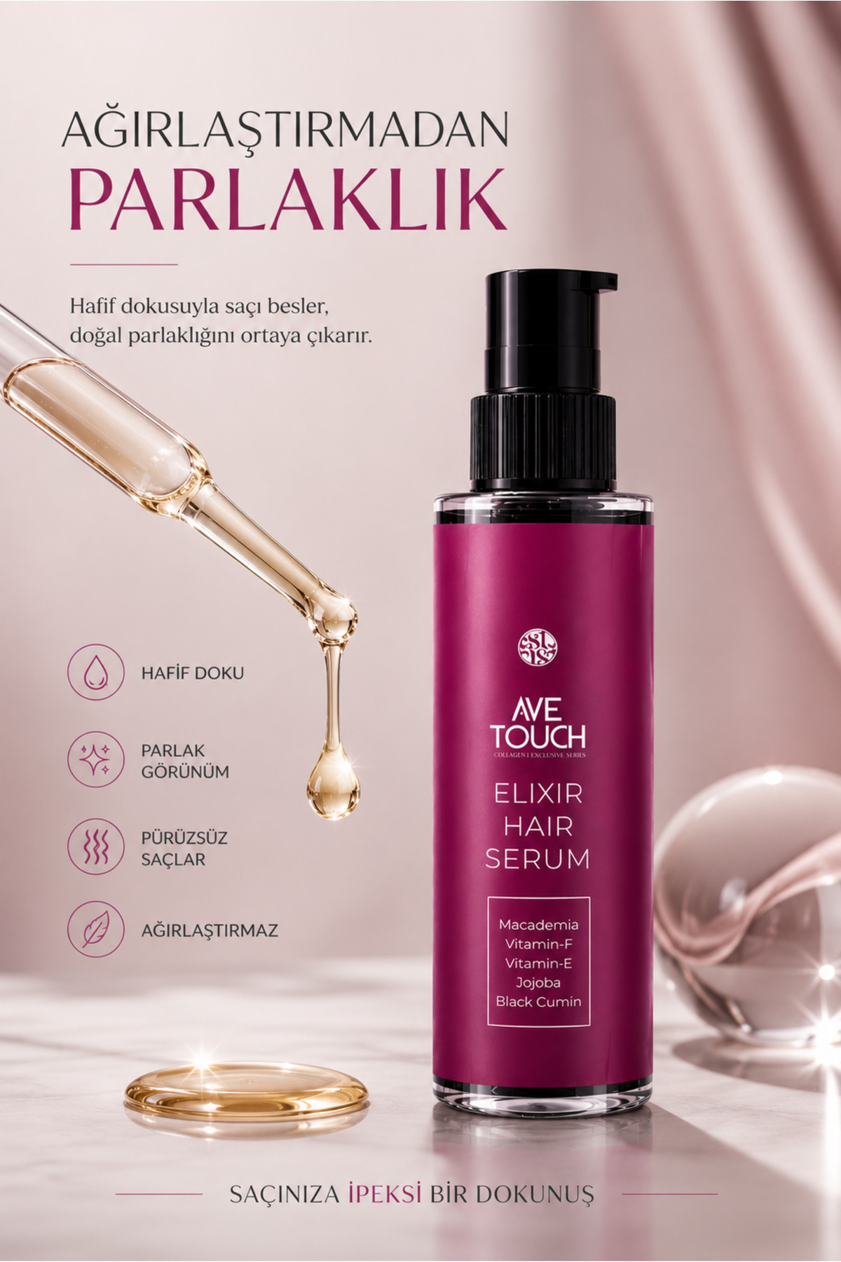 AVE TOUCH Collagen Elixir Hair Oil