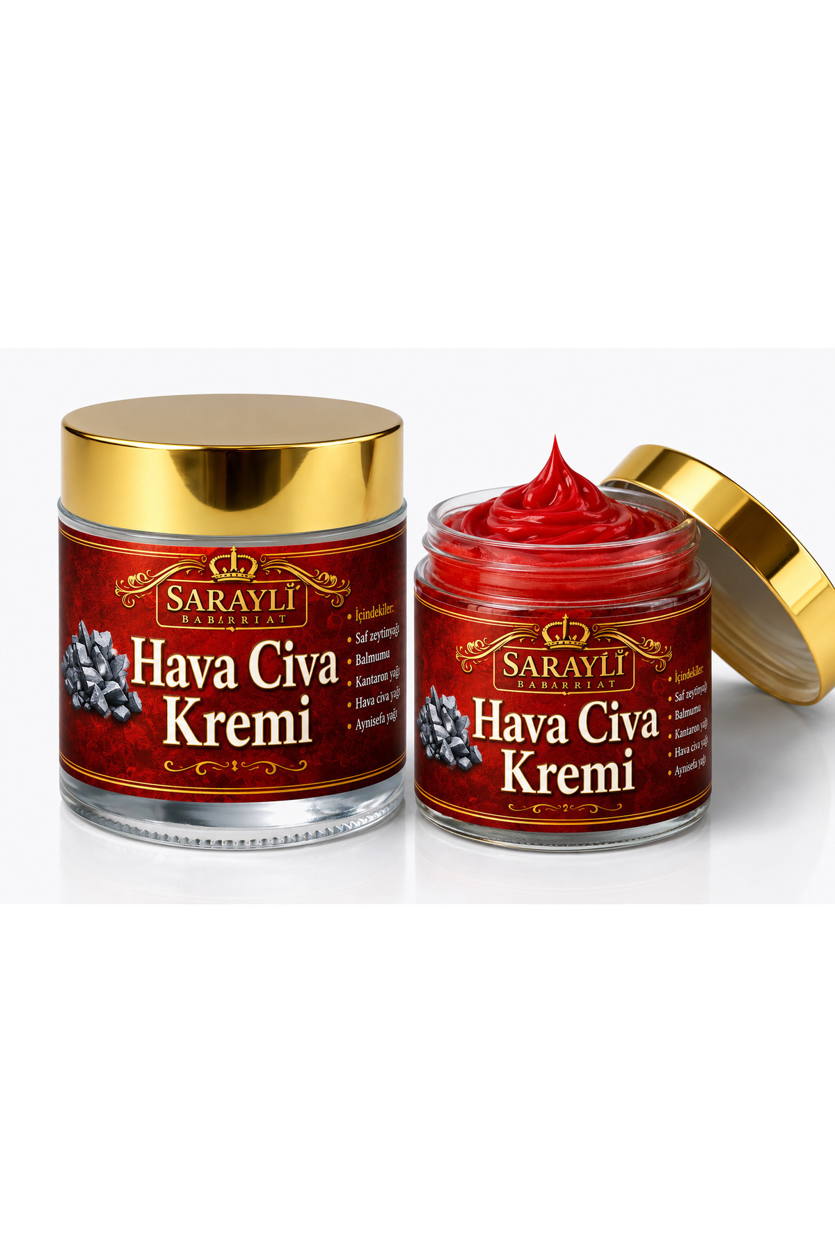 sarayli baharat Hava Civa Otu Bakım Nemlendirici Onarıcı Cilt Kremi 50 ml