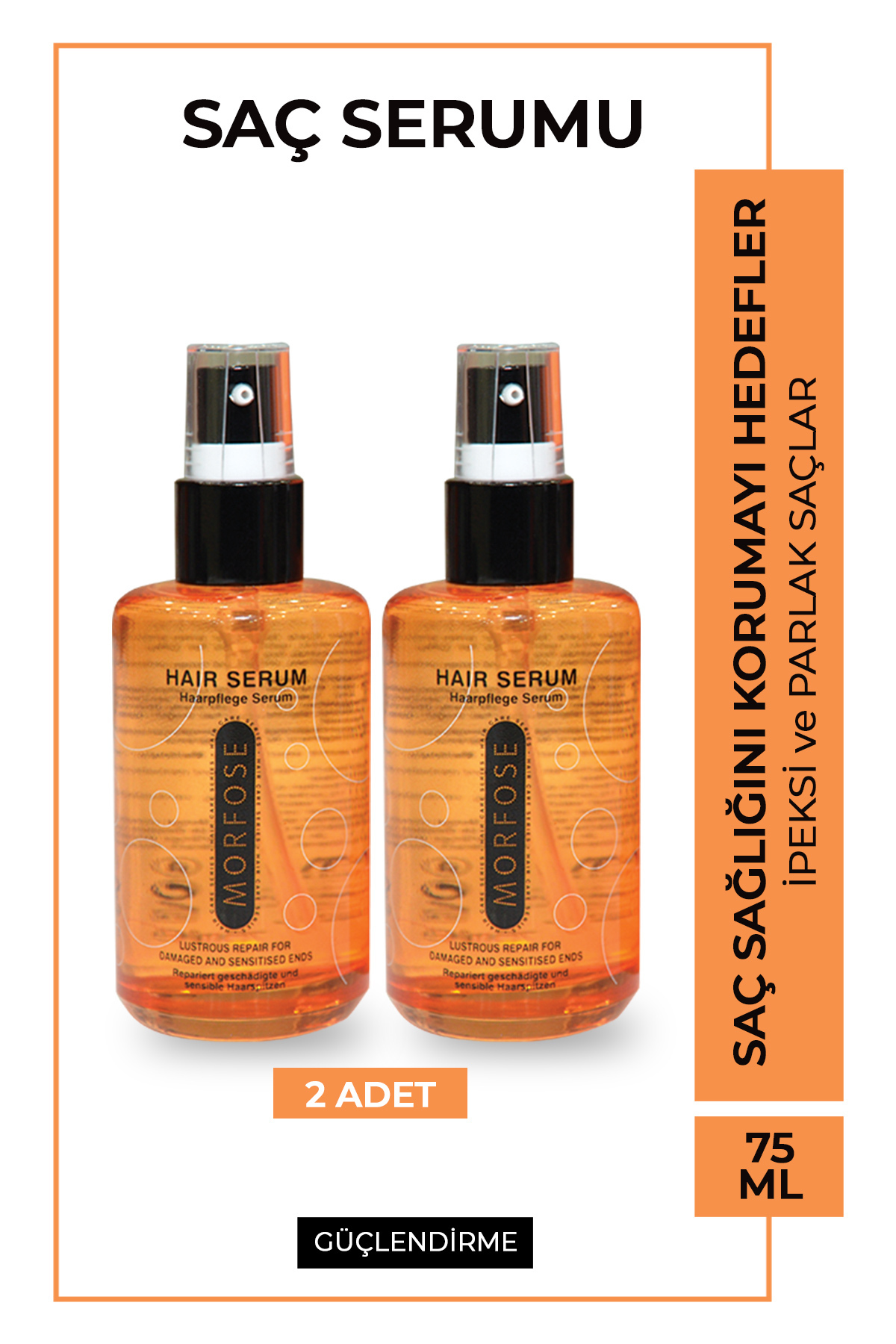 Morfose Saç Serumu 75 ml 2 Adet