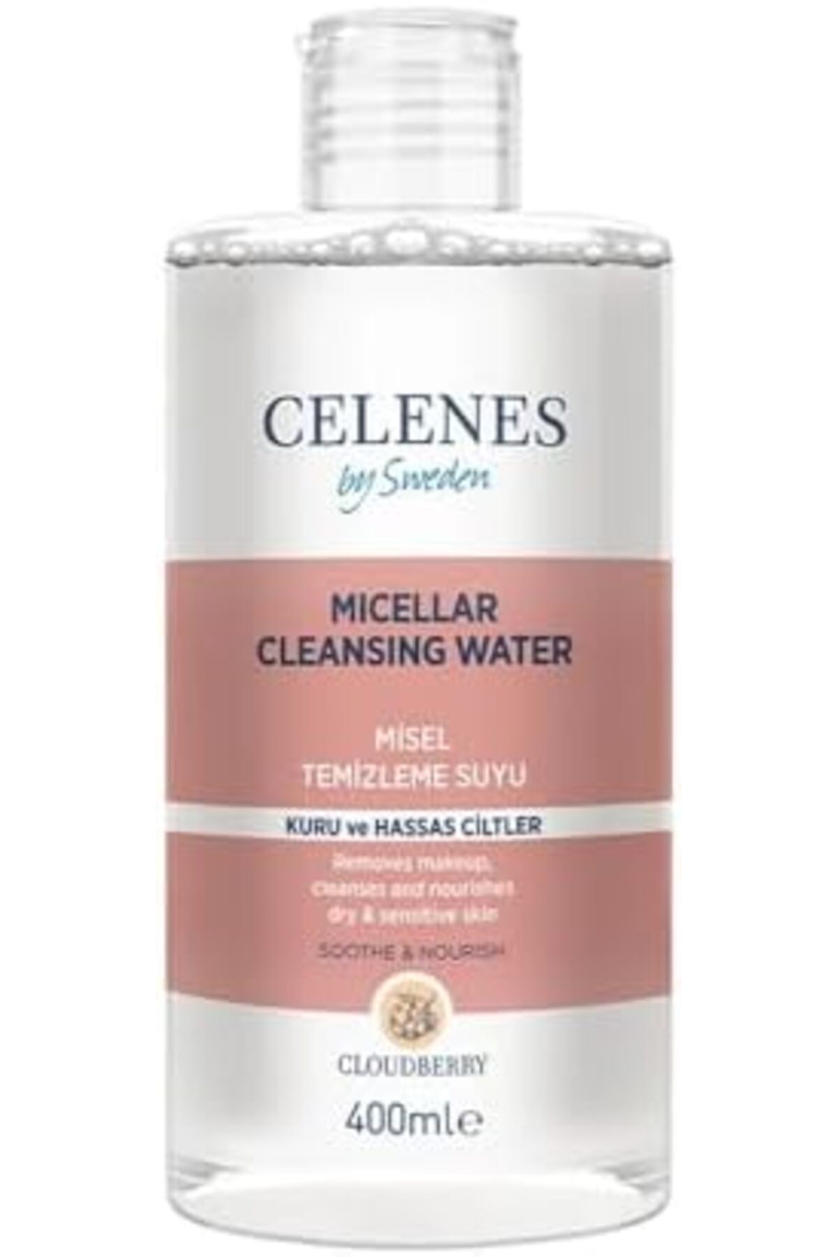 Yıldızan By Sweden Cloudberry Misel Temizleme Suyu Kuru ve Hassas Ciltler, 400 ml 2940