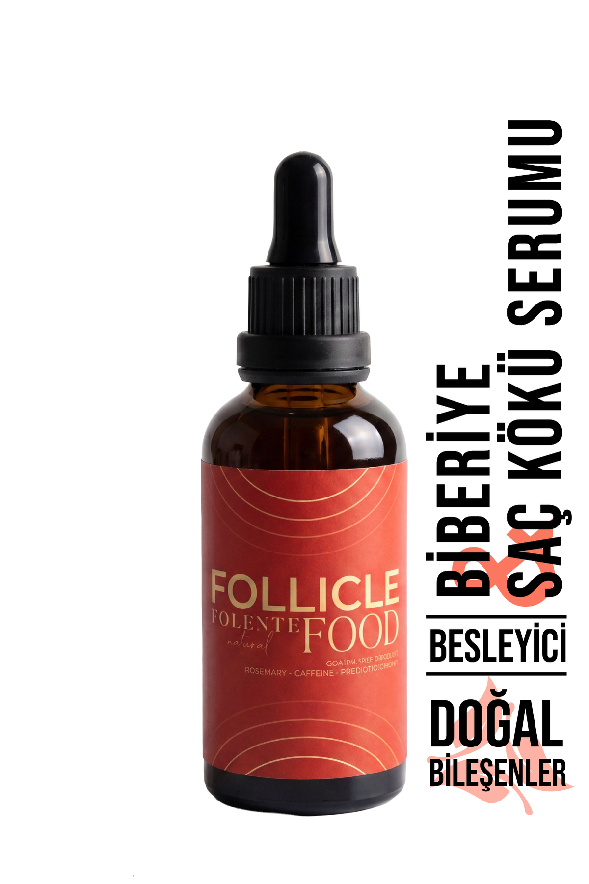 Polente Natural Follicle Food - Dökülme Karşıtı Biberiyeli Saç Kökü Serumu (50 ml)