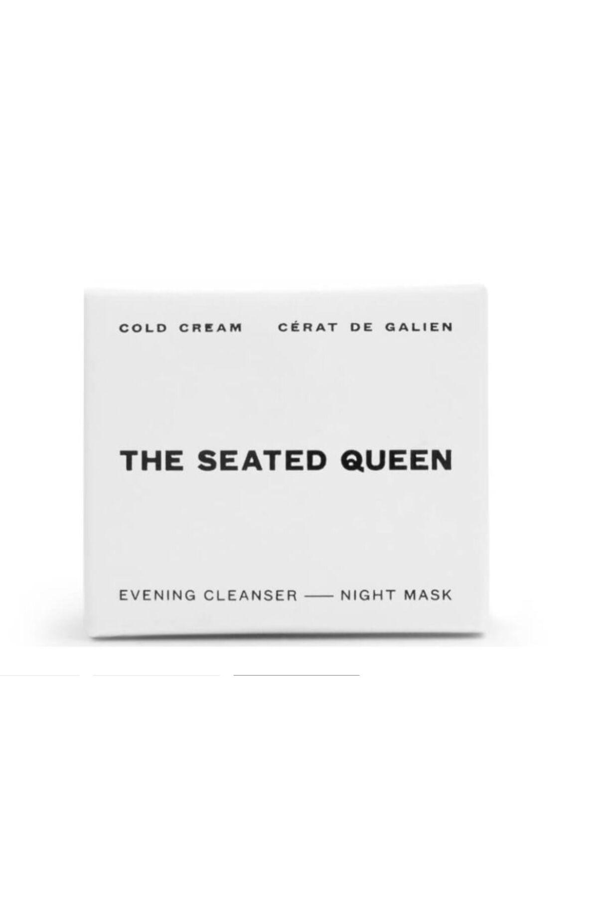 THE SEATED QUEEN COLD CREAM EVENING CLEANSER - NIGHT MASK 50ML