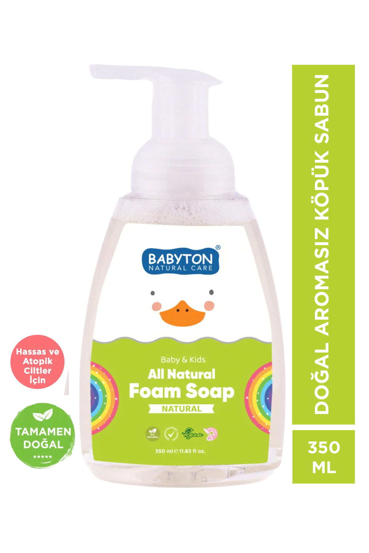 BABYTON Doğal Aromasız Köpük Sabun 350 ml