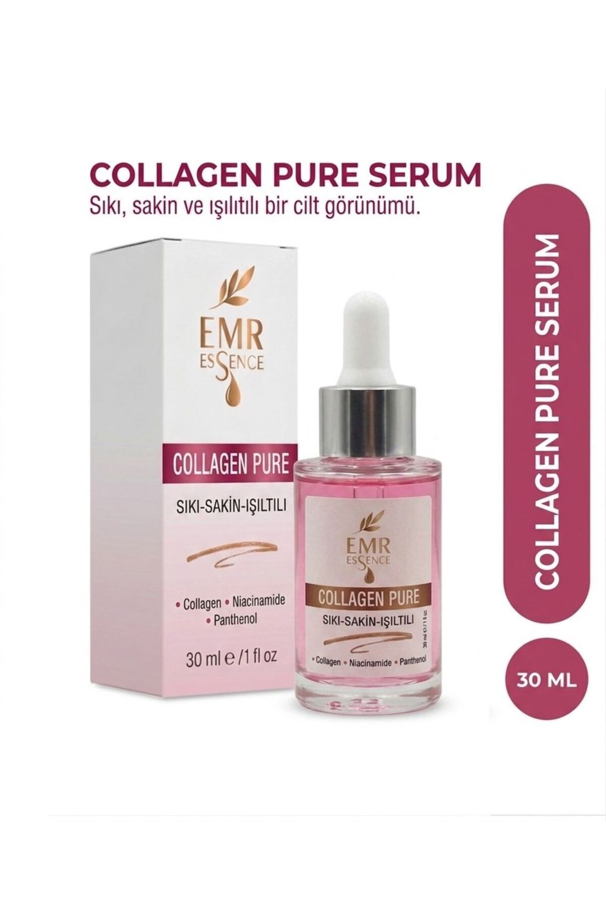 EMR essence Kolajen Pure Sıkı-Sakin-Işıltı Cilt Serumu