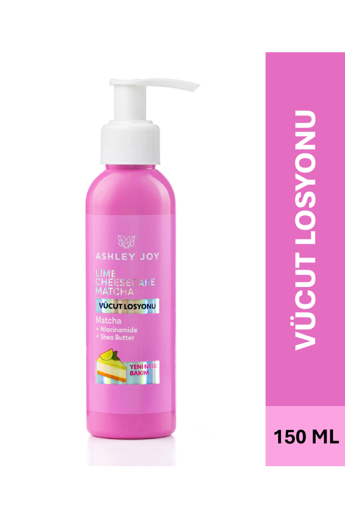 ASHLEY JOY Lime Cheesecake Matcha Vücut Losyonu 150 ML
