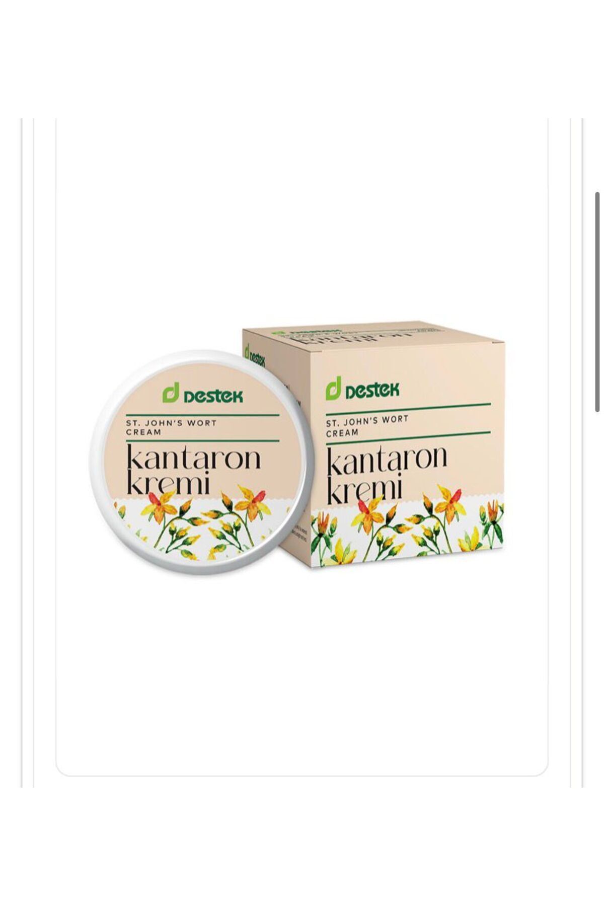 Destek Kantaron Krem 45 Gr