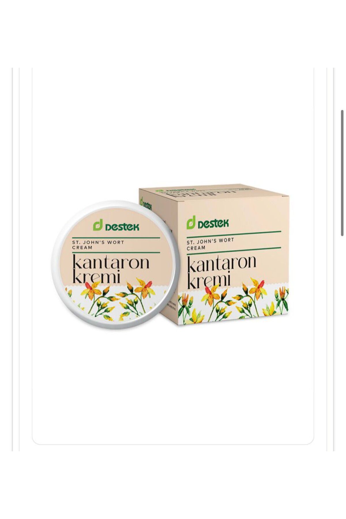 Destek Kantaron Krem 45 Gr
