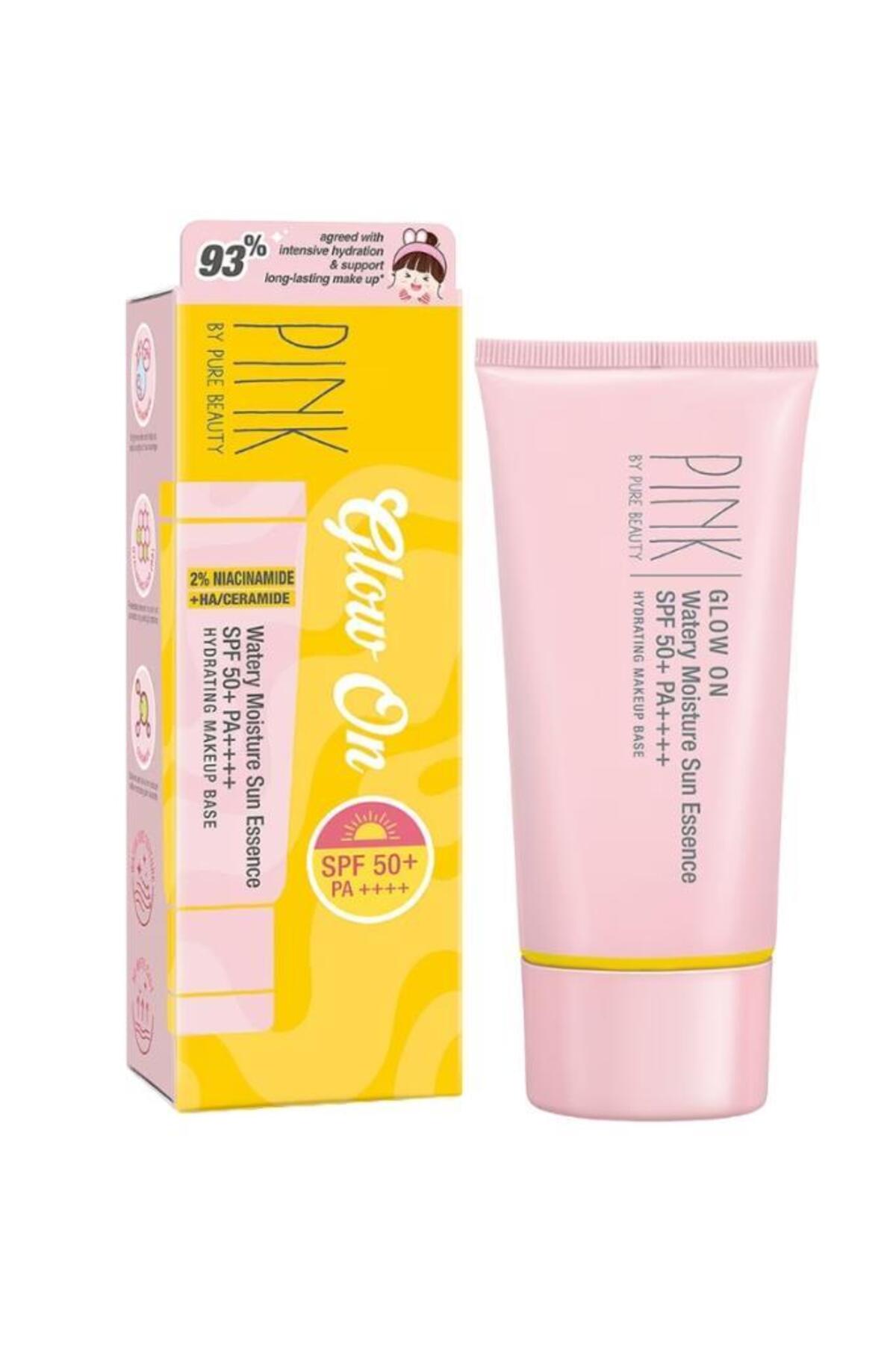 PURE BEAUTY Pink By Milky Aydınlatıcı Güneş Losyonu SPF50 50 ml