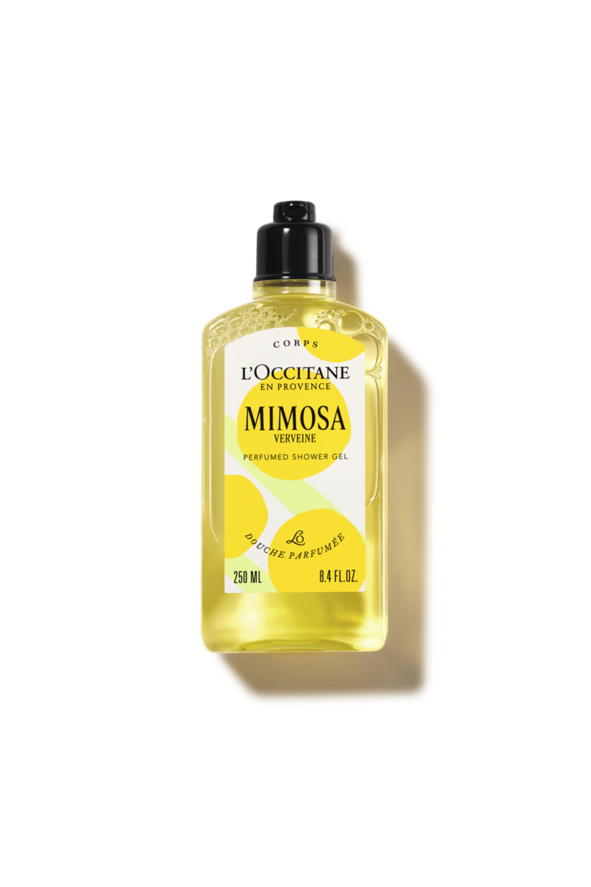 L'Occitane Mimosa Verveine Parfümlü Duş Jeli, Mine Çiçeği ve Narenciye Notaları, Limited Edition, 250 ml