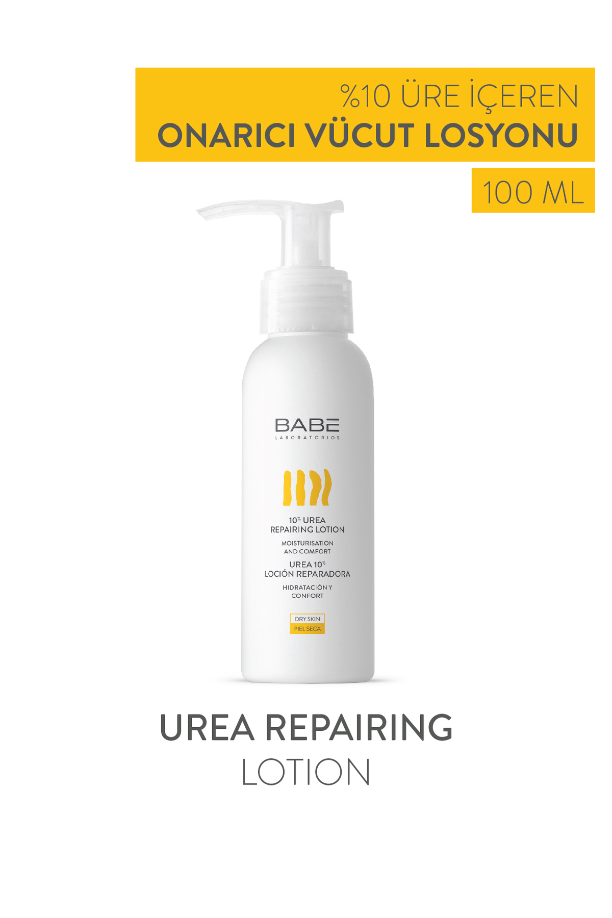 Babe Laboratorios Urea Repairing Lotion 100ml - %10 Üre İçeren Onarıcı Vücut Losyonu