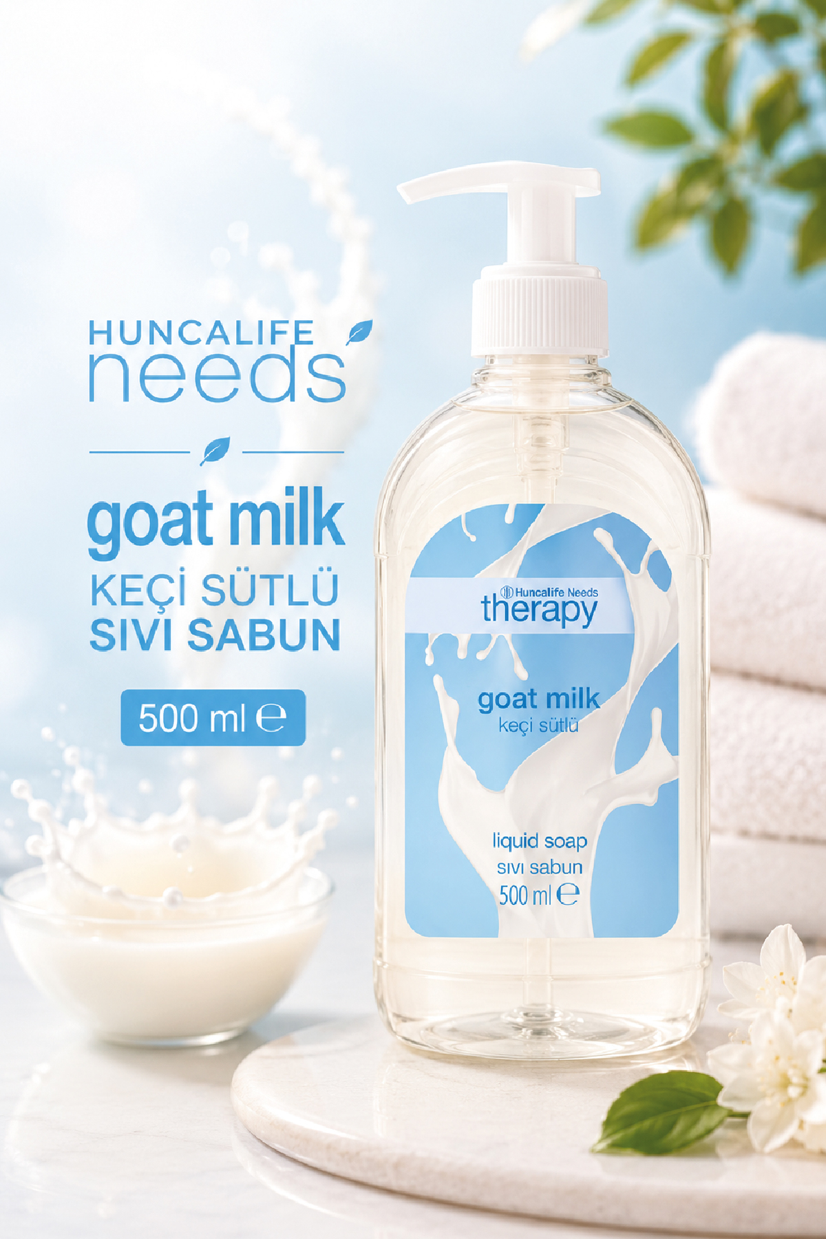 Huncalife Huncalıfe Needs Keçi Sütlü Sıvı Sabun 500 Ml