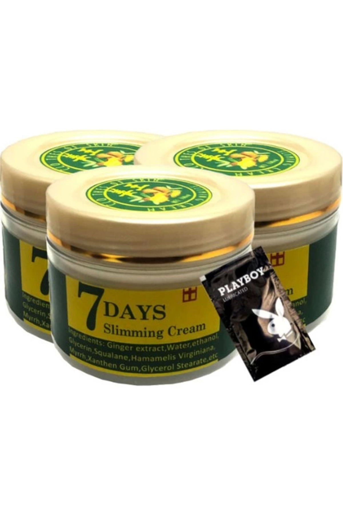 Beta Moda Hub 7Days Ginger 3x Adet Miracle Slimming Cream 100 ml Sel Kremi + 1 Adet Jel Hediye