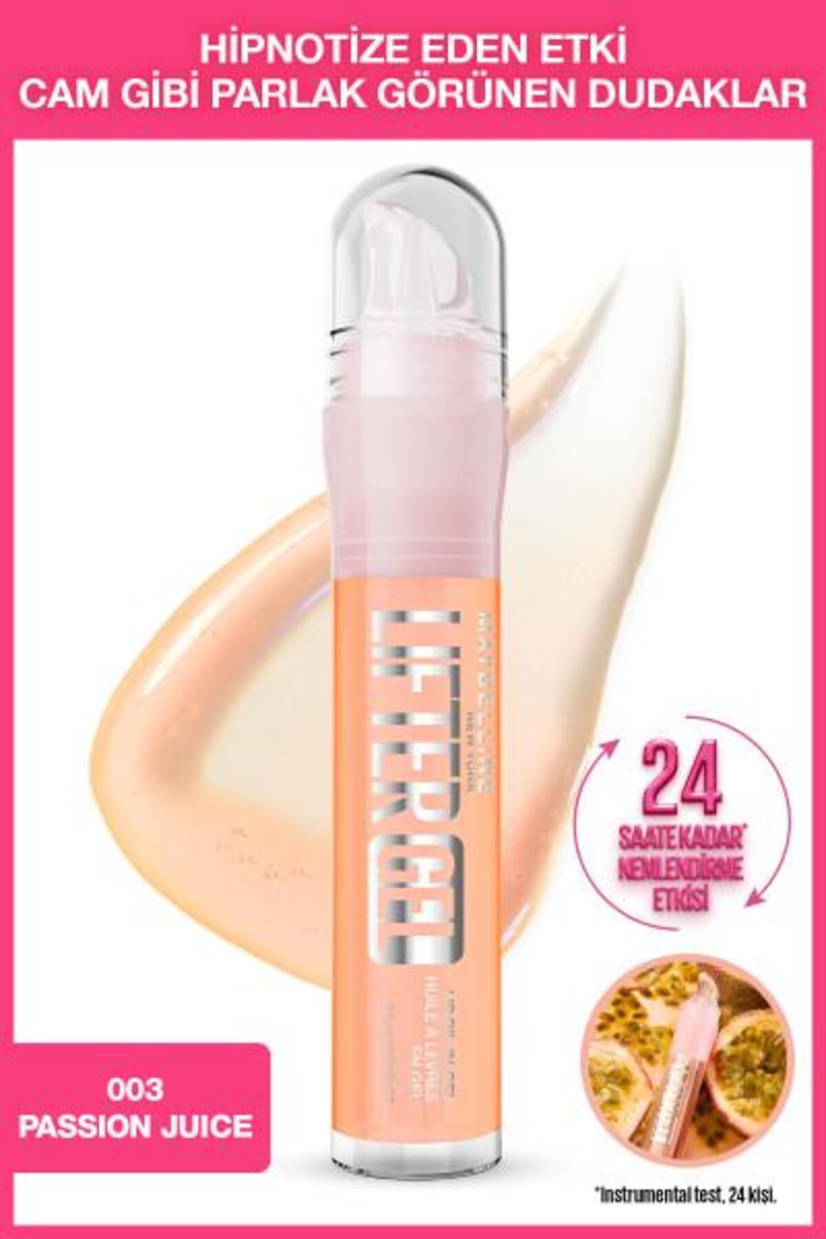 Maybelline New York Lifter Gel Ekstra Parlak ve Nemlendirici Dudak Parlatıcısı - 03 Passion Juice