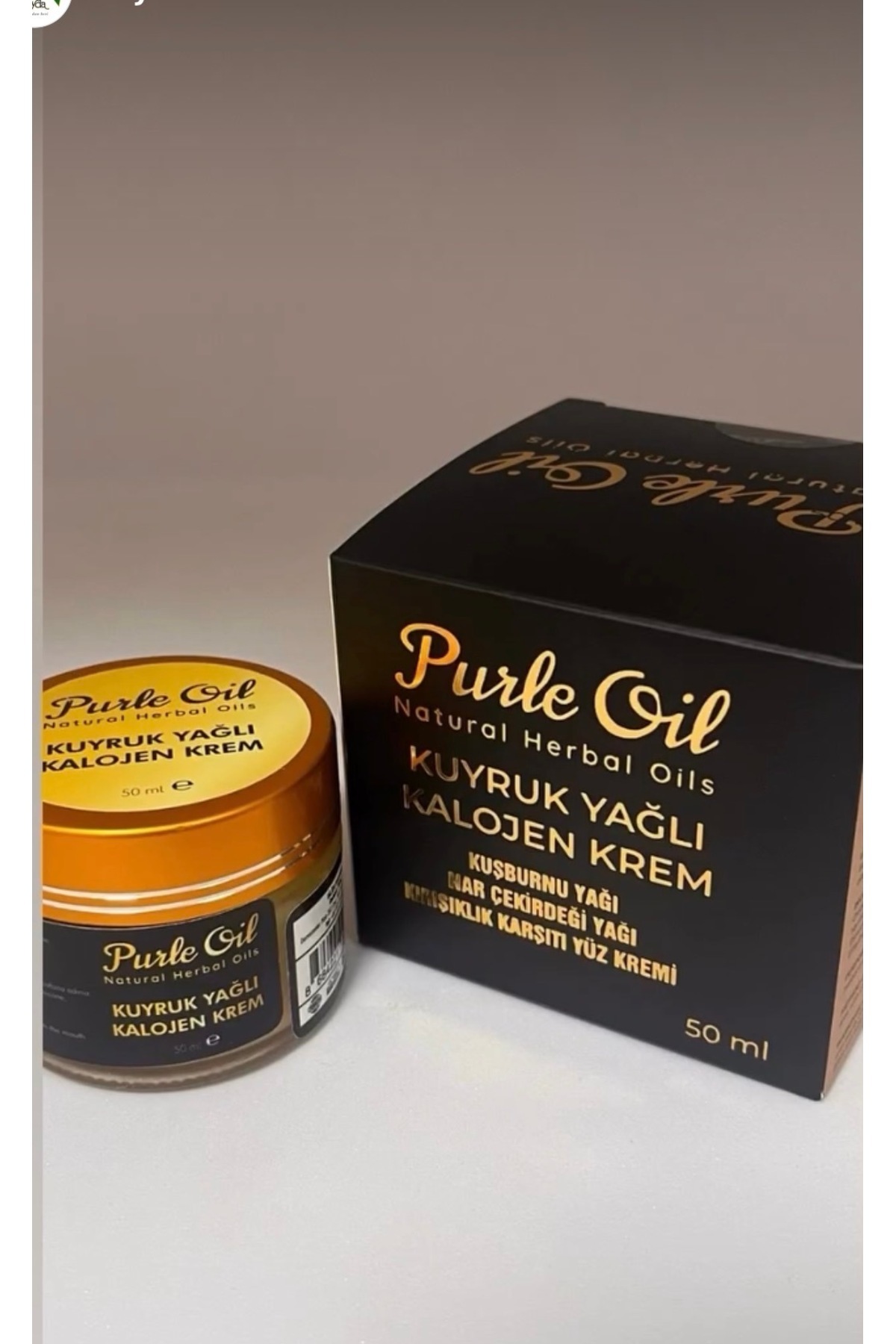 sarayli baharat Kolajen Kuyruk Yağı Nar çekirdeği Özlü Cilt Bakım Kremi