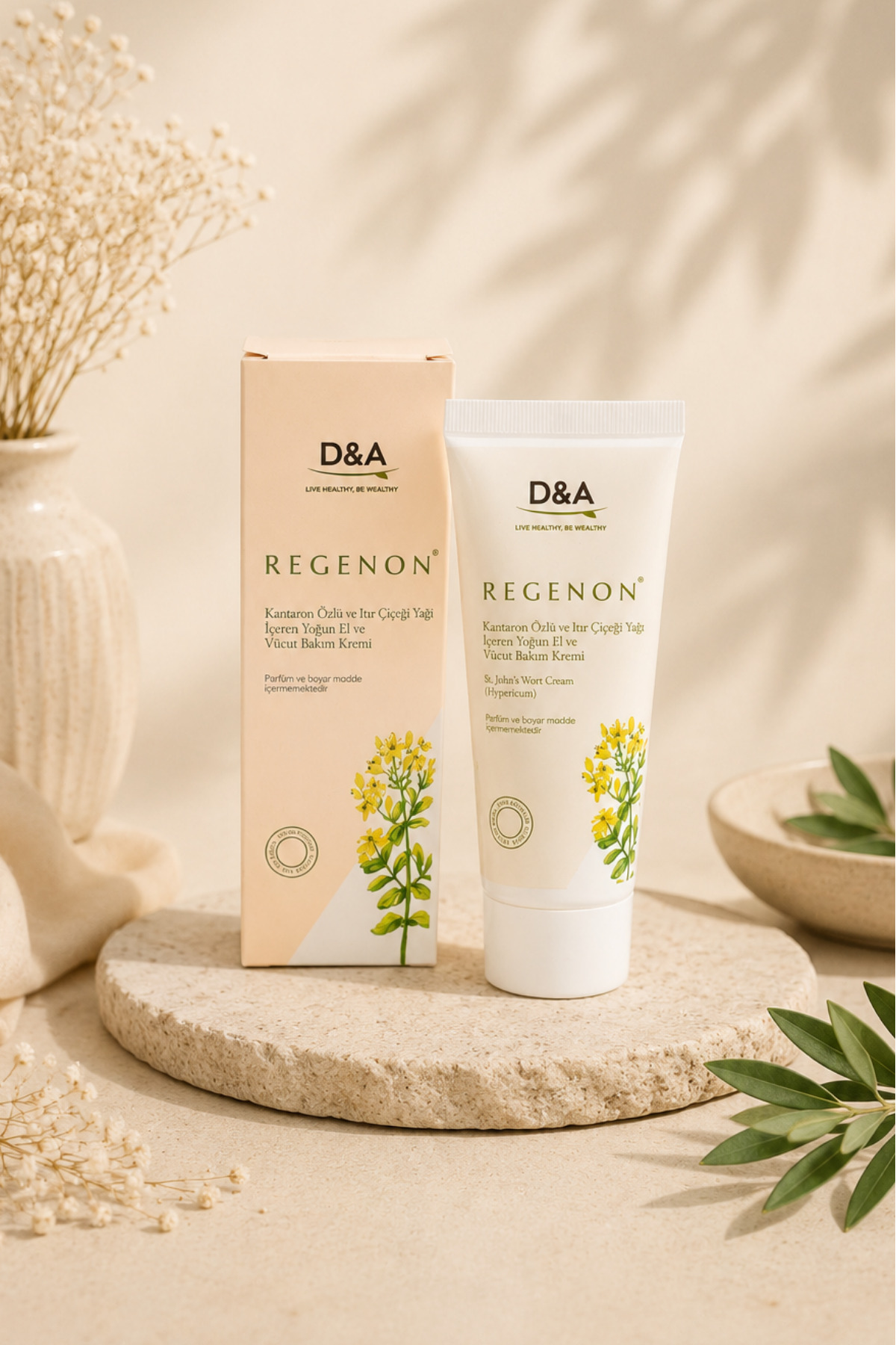 D&A Regenon Kantaron Özlü El & Vücut Bakım Kremi