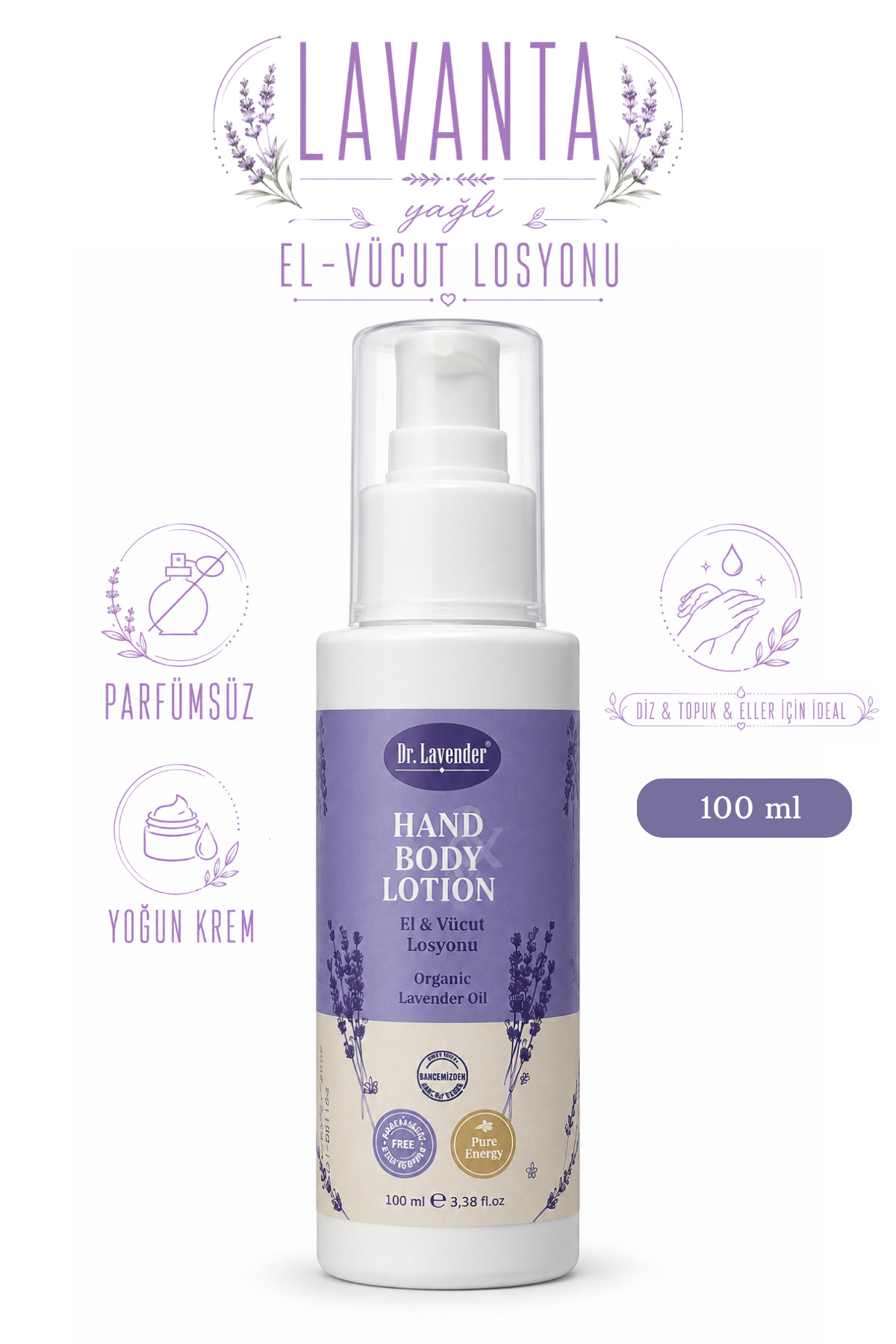 Dr.Lavender Lavanta Yağlı El & Vücut Losyonu 100 ml