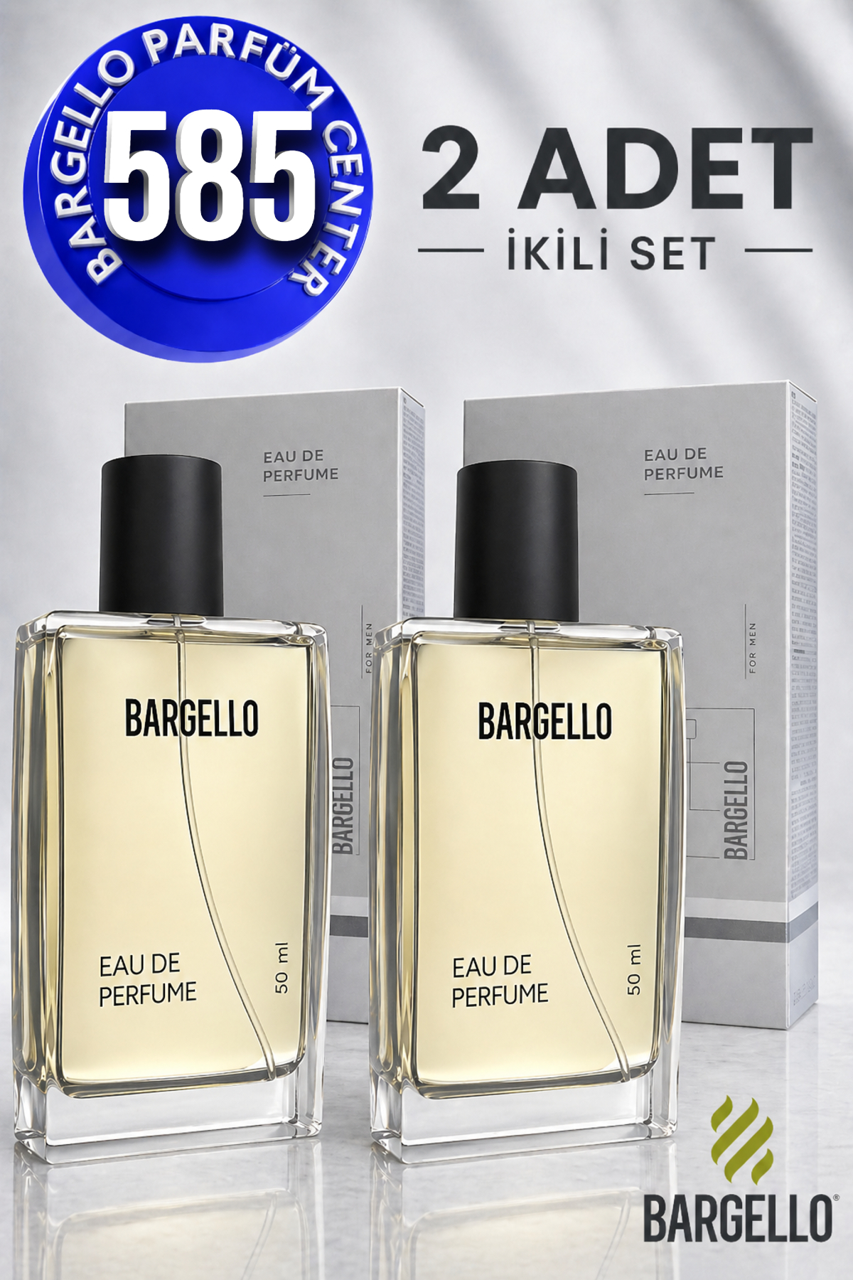 Bargello 585x2(2ADET) Erkek Parfüm Floral 50 ml Edp