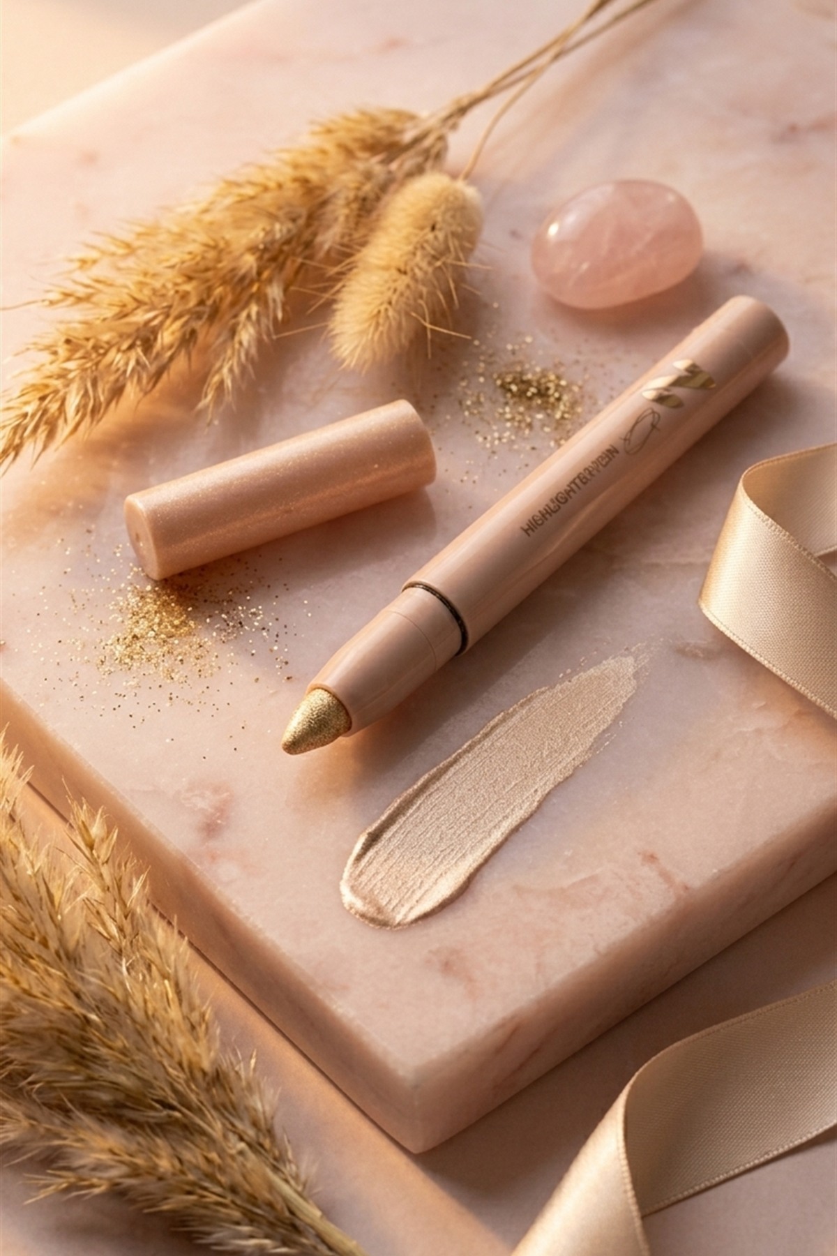 MAKRİ HOME Işıltı Veren Aydınlatıcı Stick Highlighter Kalemi Doğal Parlak Görünüm