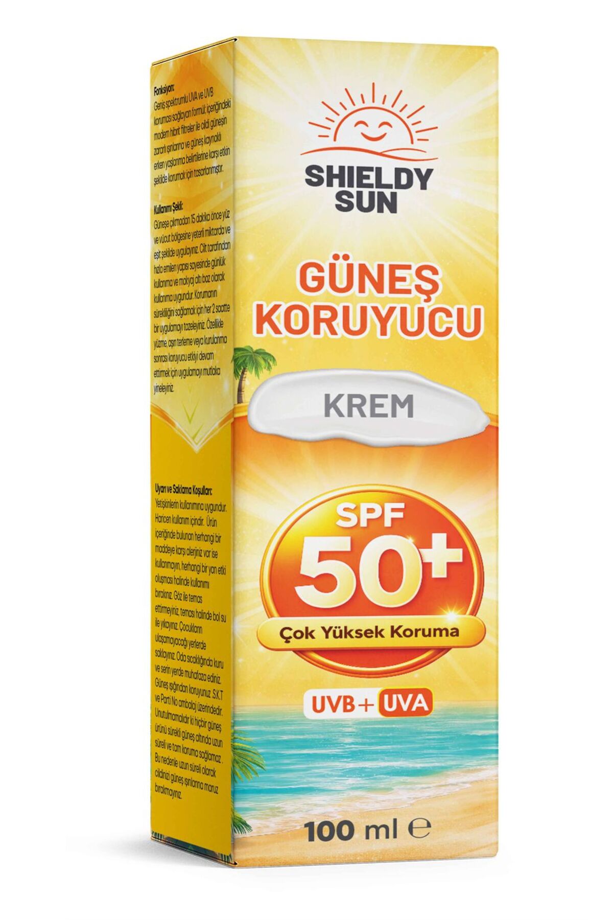 ShieldySun Shieldy Sun Güneş Koruyucu Krem Spf 50+