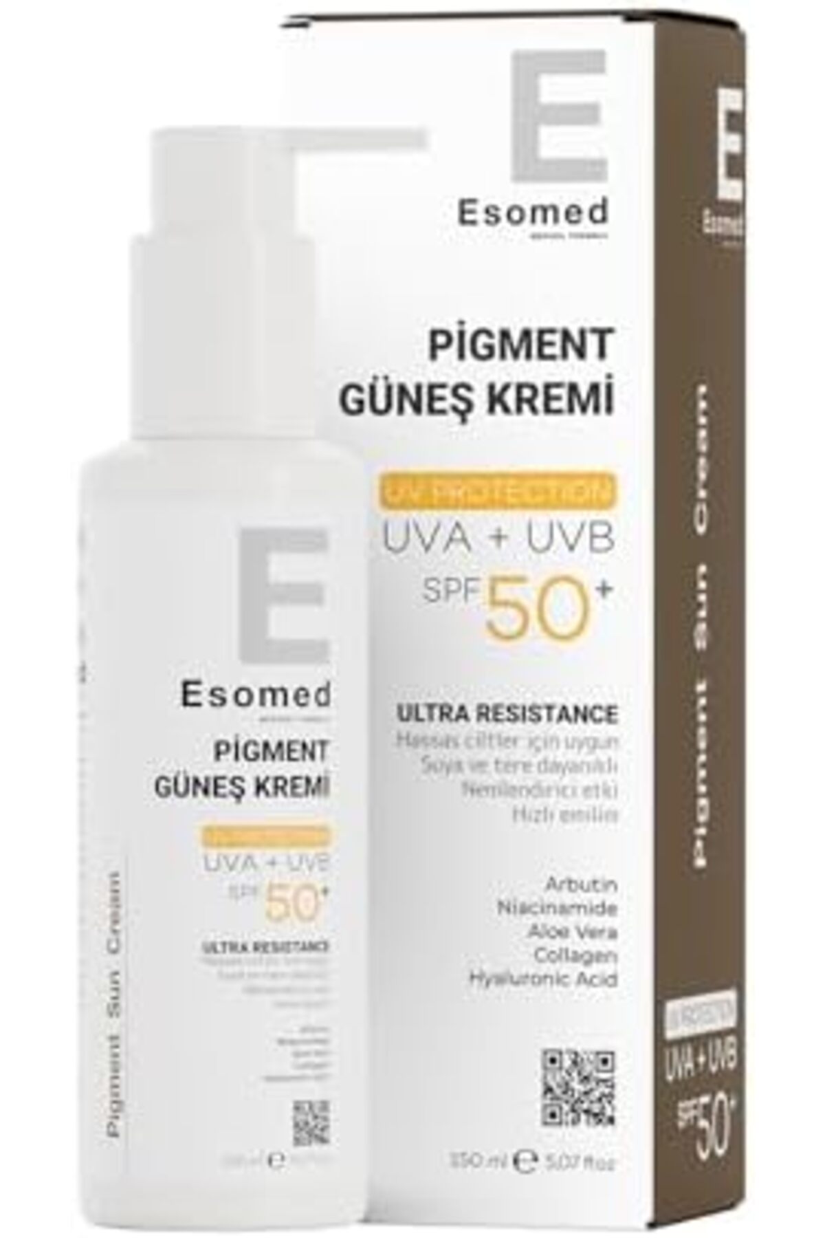 Yıldızan Hassas Ciltler İçin Yüksek Korumalı Leke Karşıtı Pigment Güneş Kremi Uva Uvb Spf50 150 Ml 2940