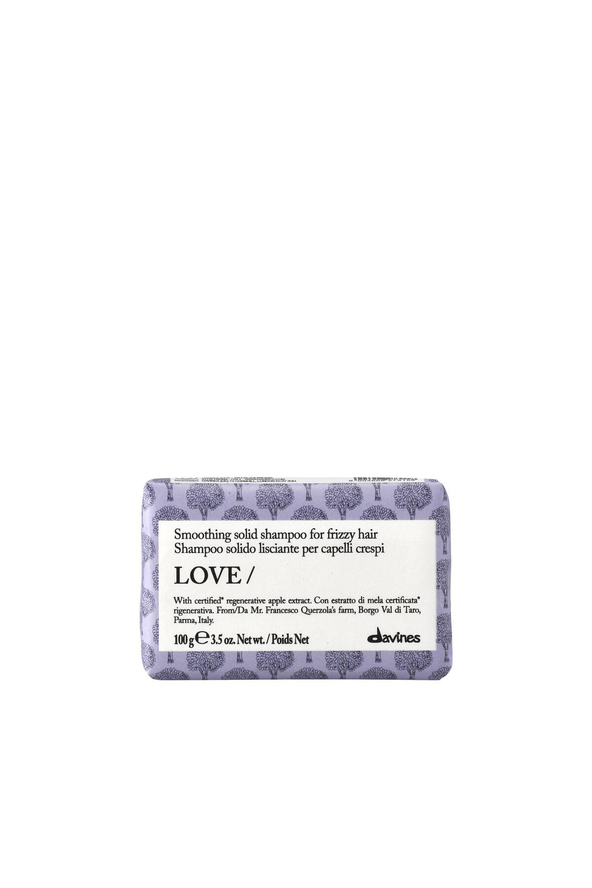 Davines LOVE Smoothing Elektriklenme Karşıtı ve Pürüzsüzleştirici Katı Şampuan 100 ml