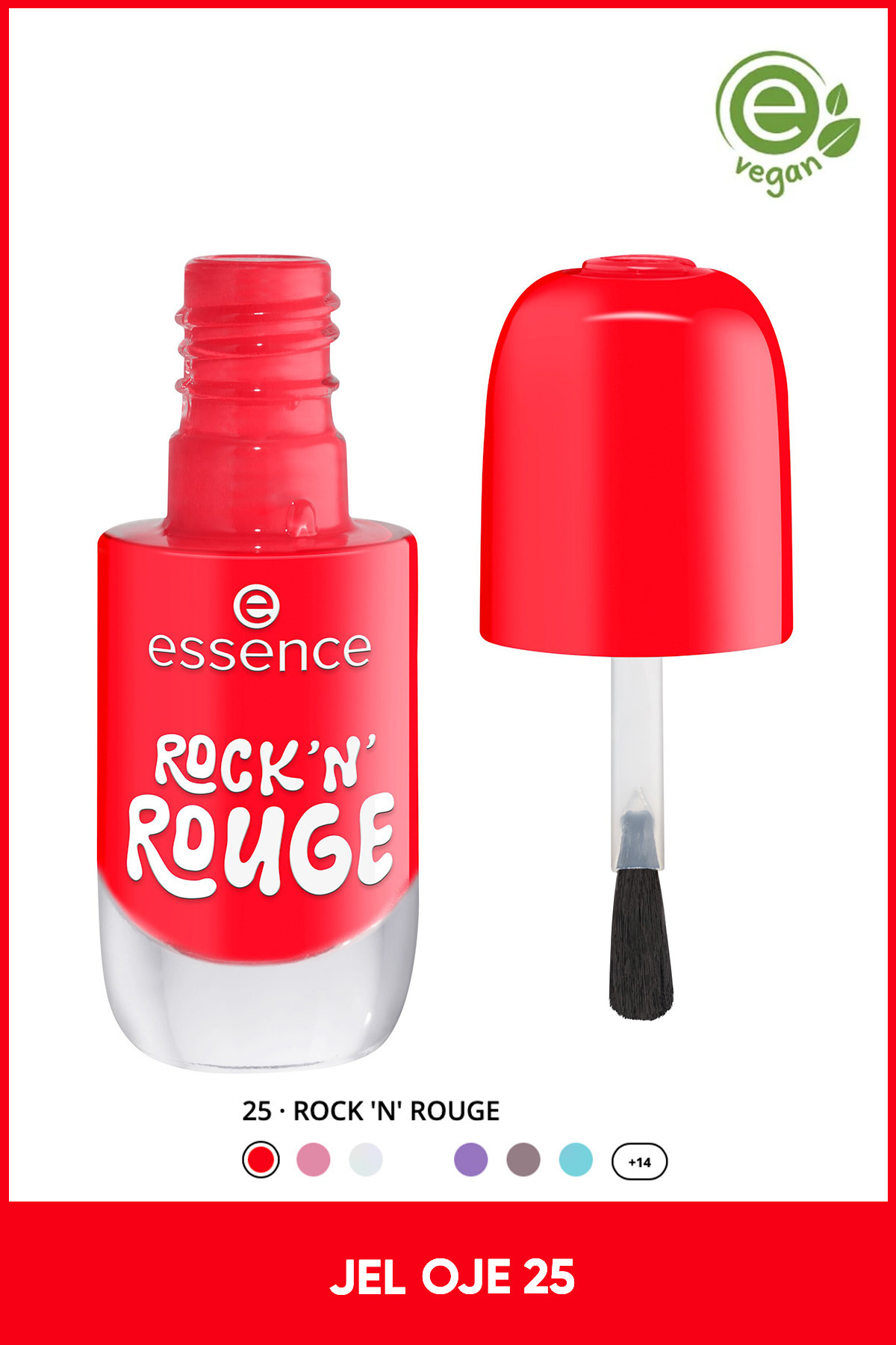 Essence Jel Tırnak Cilası No: 25