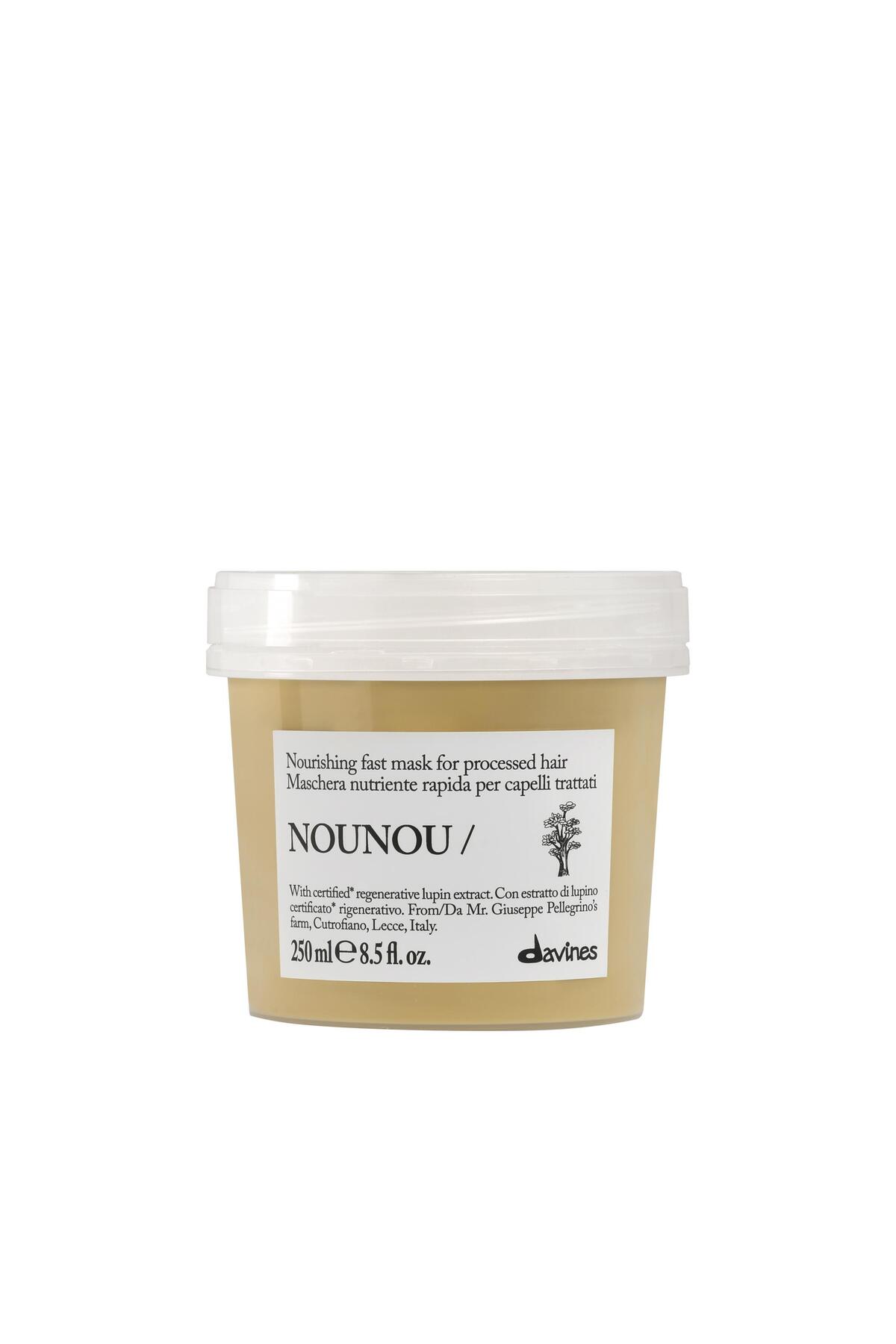 Davines NOUNOU Kuru ve Yıpranmış Saçlar İçin Yoğun Besleyici Saç Bakım Maskesi 250 ml