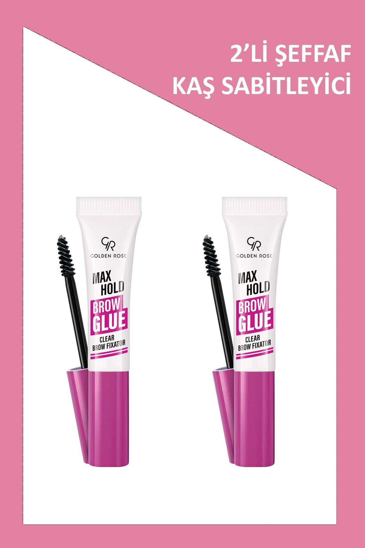 Golden Rose Max Hold Brow Glue - Şeffaf Kaş Sabitleyici ve Endless Lashes Mascara Seti
