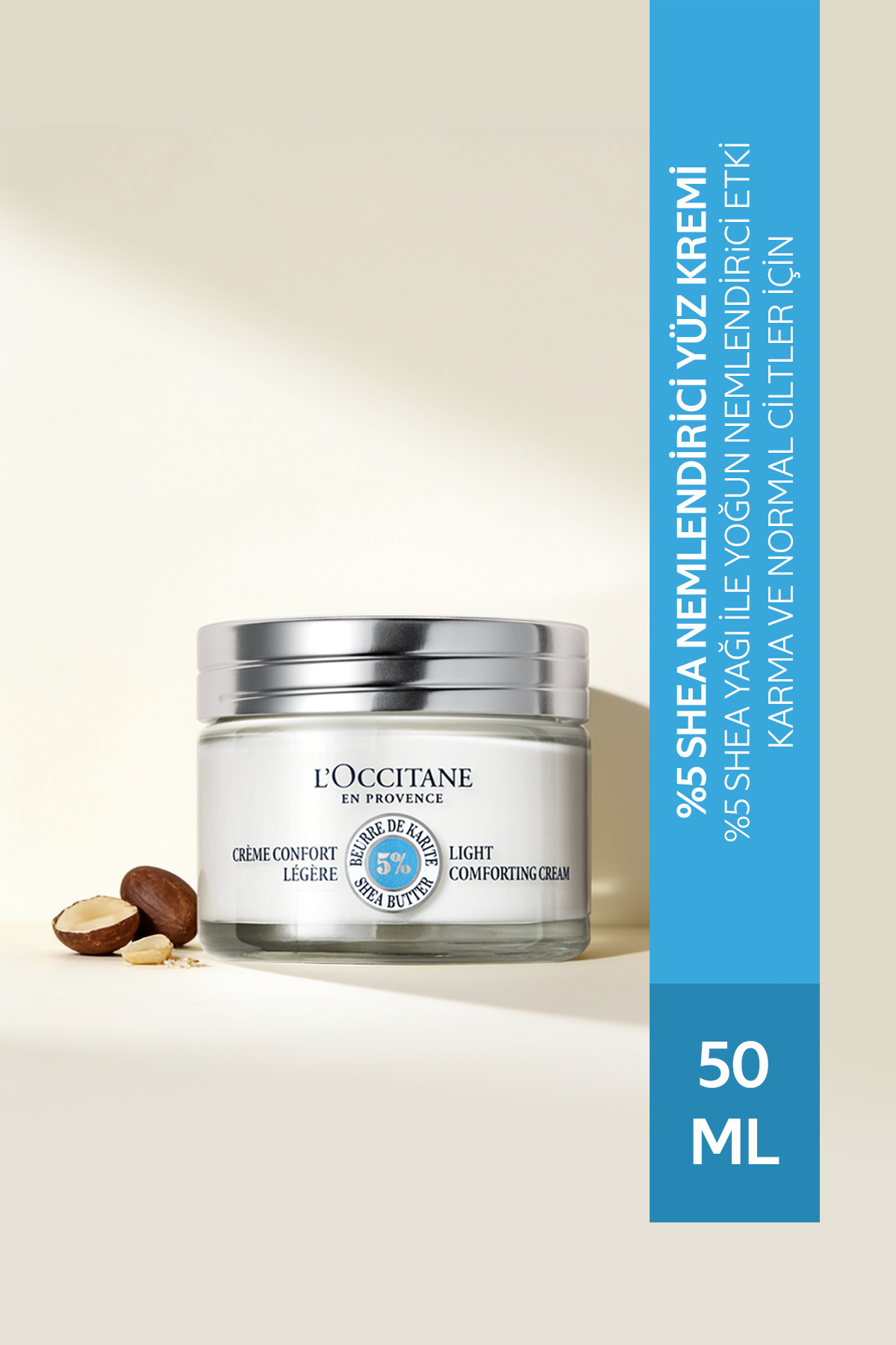 L'Occitane Shea Light Comforting Cream - Shea Karma Ciltler Için Nemlendirici 50 ml