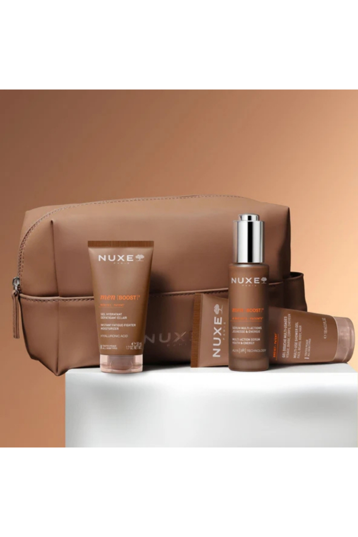 Nuxe Men Boost Must Haves Cildi Canlandırıcı, Güçlendirici ve Yenileyici Erkek Bakım Seti