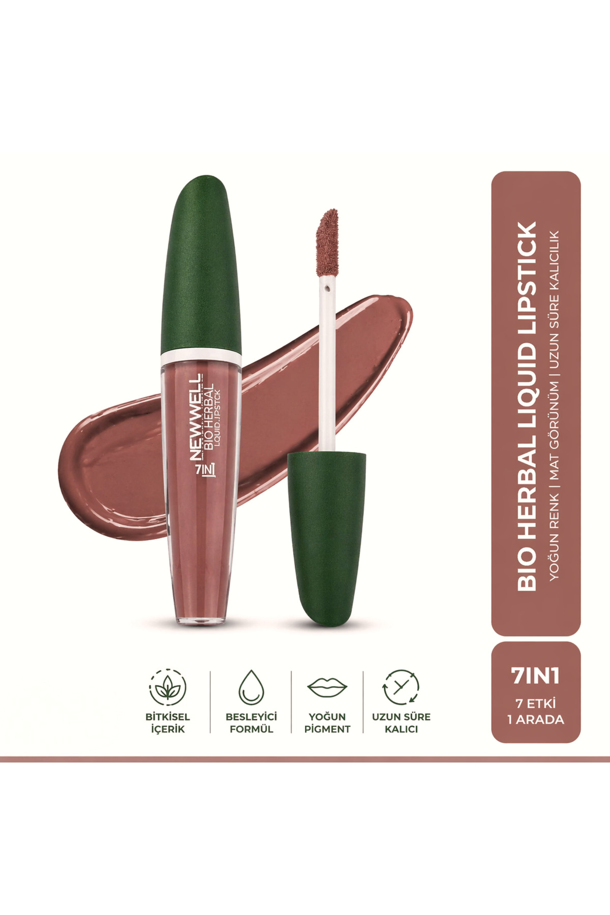 New Well Newwell Professional Make-Up Bio-Herbal Liquid Lipstick No:05
