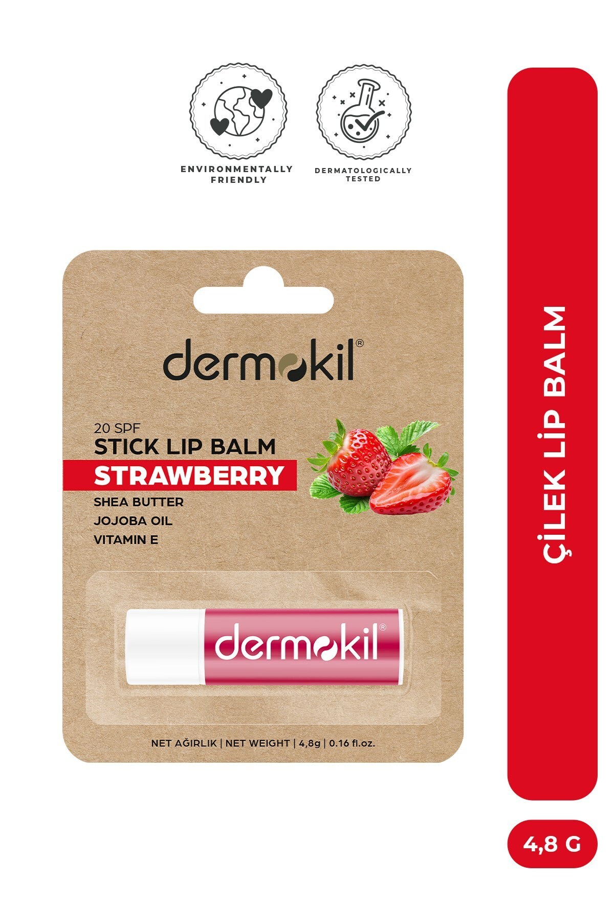 Dermokil Çilek Lip Balm 4,8 g