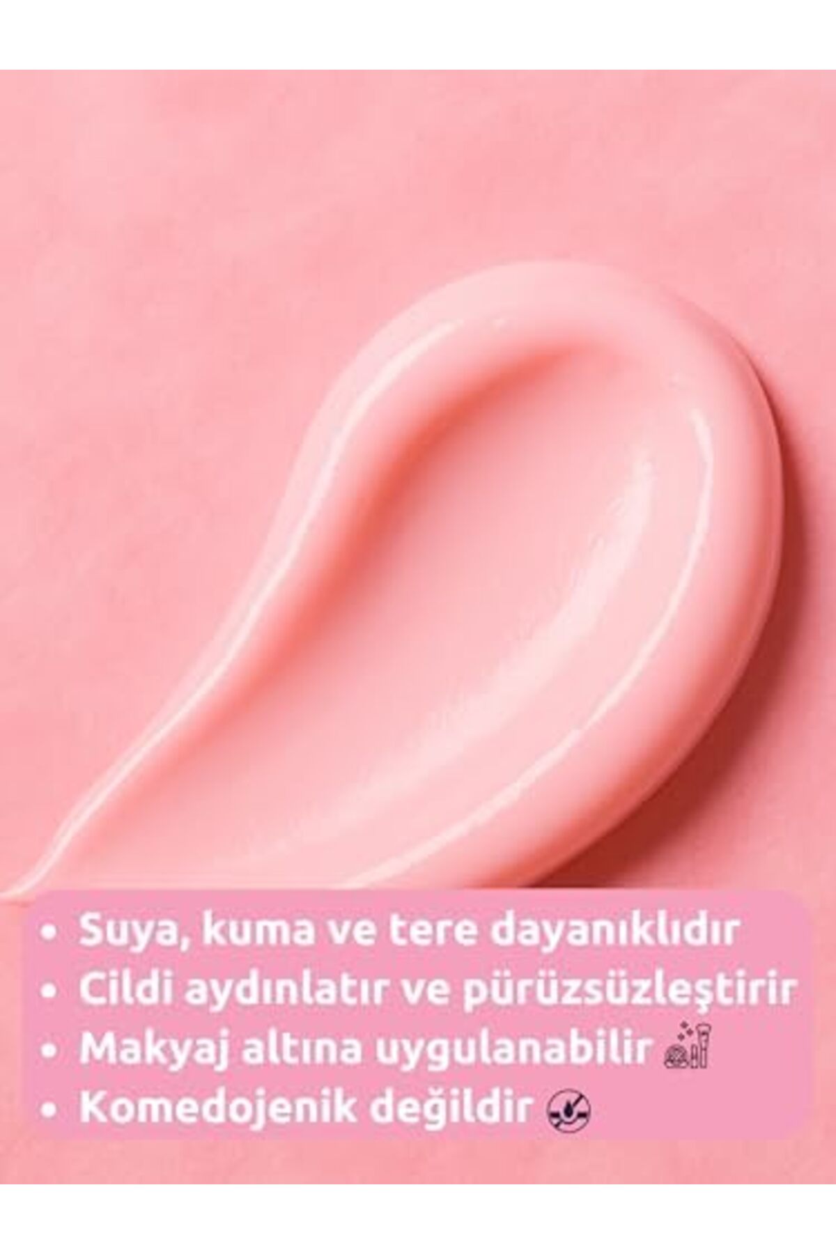 Yıldızan Ton Eşitleyici ve Aydınlatıcı, Leke Karşıtı, Yüksek Koruyucu SPF50+ Pembe Renkli Güneş Kremi, 50 ml